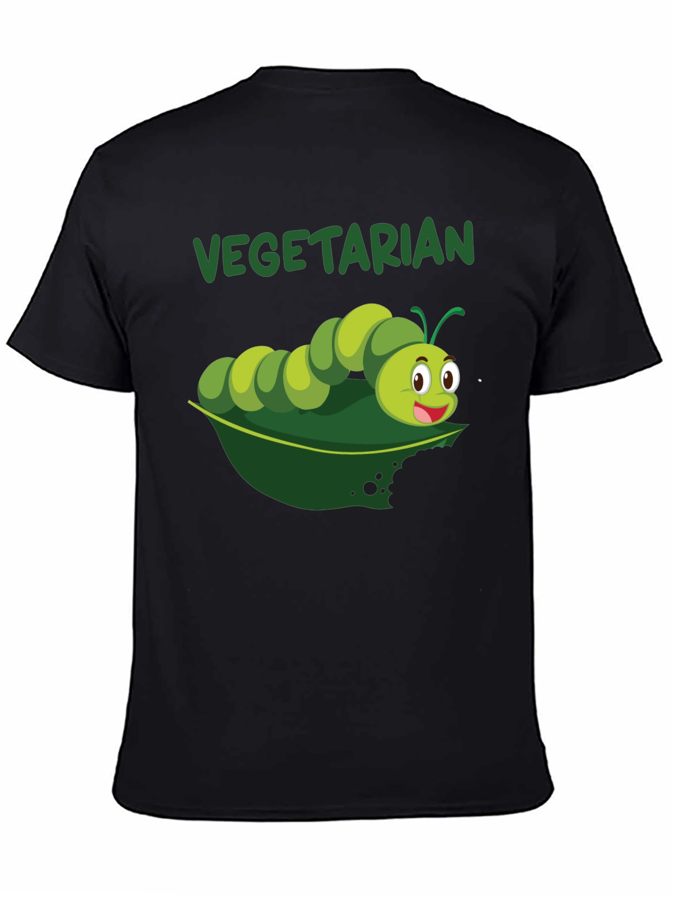 Vegetarian Caterpillar Graphic T-Shirt