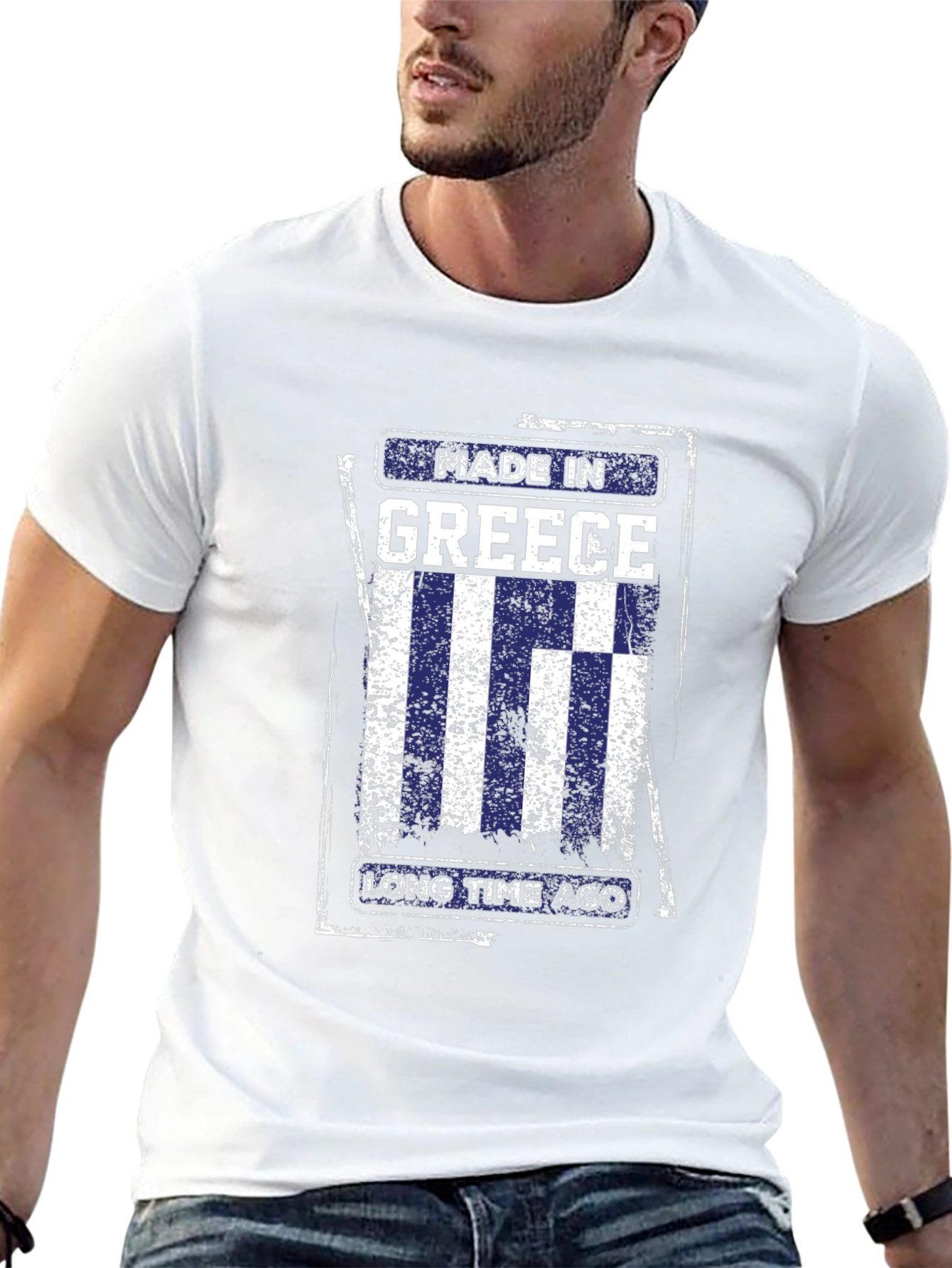 Made in Greece Flag T-Shirt