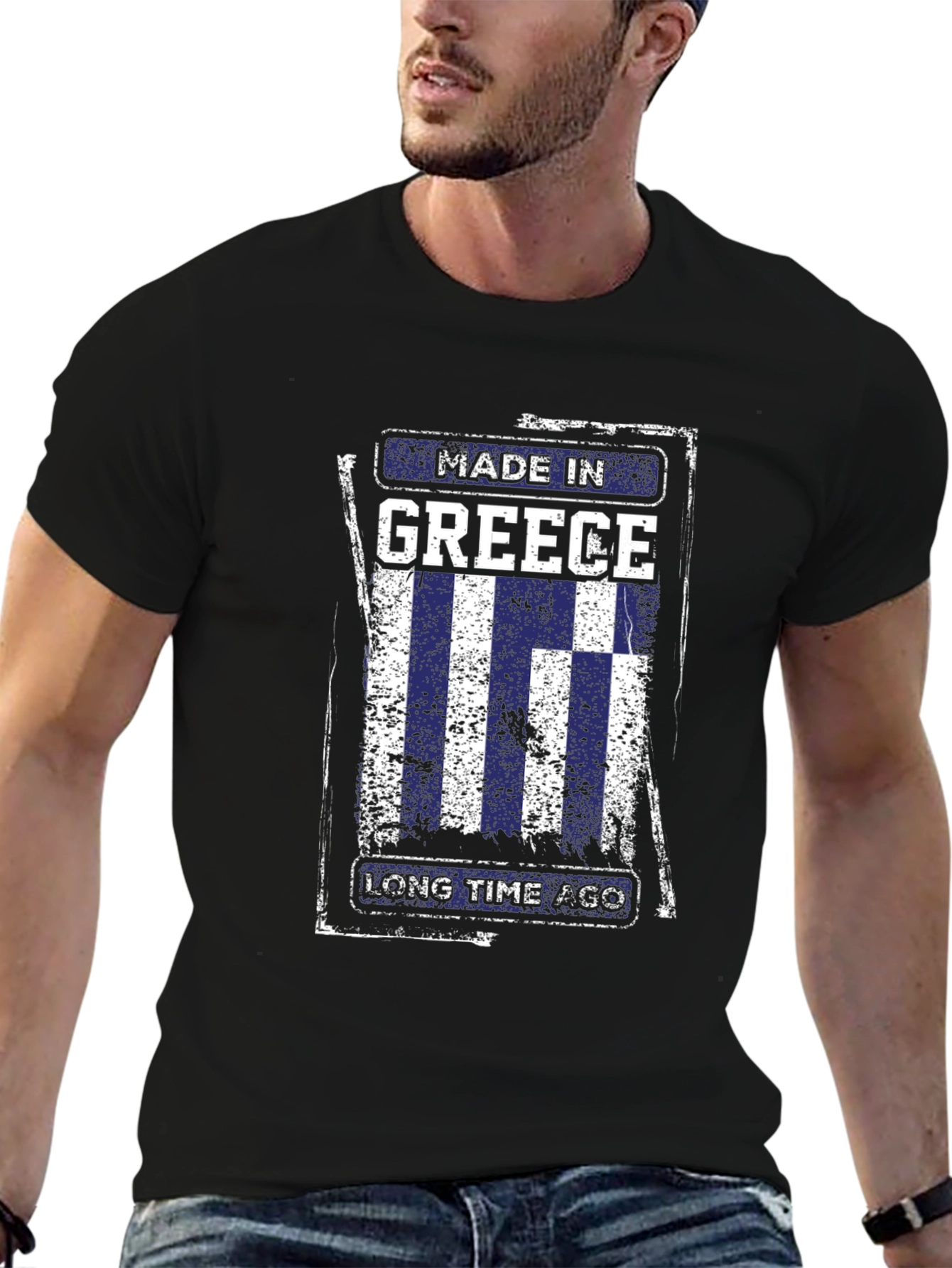 Made in Greece Flag T-Shirt