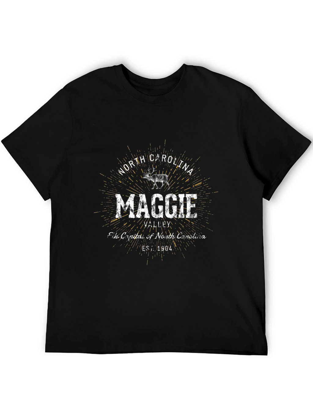 Maggie Valley North Carolina Black T-Shirt