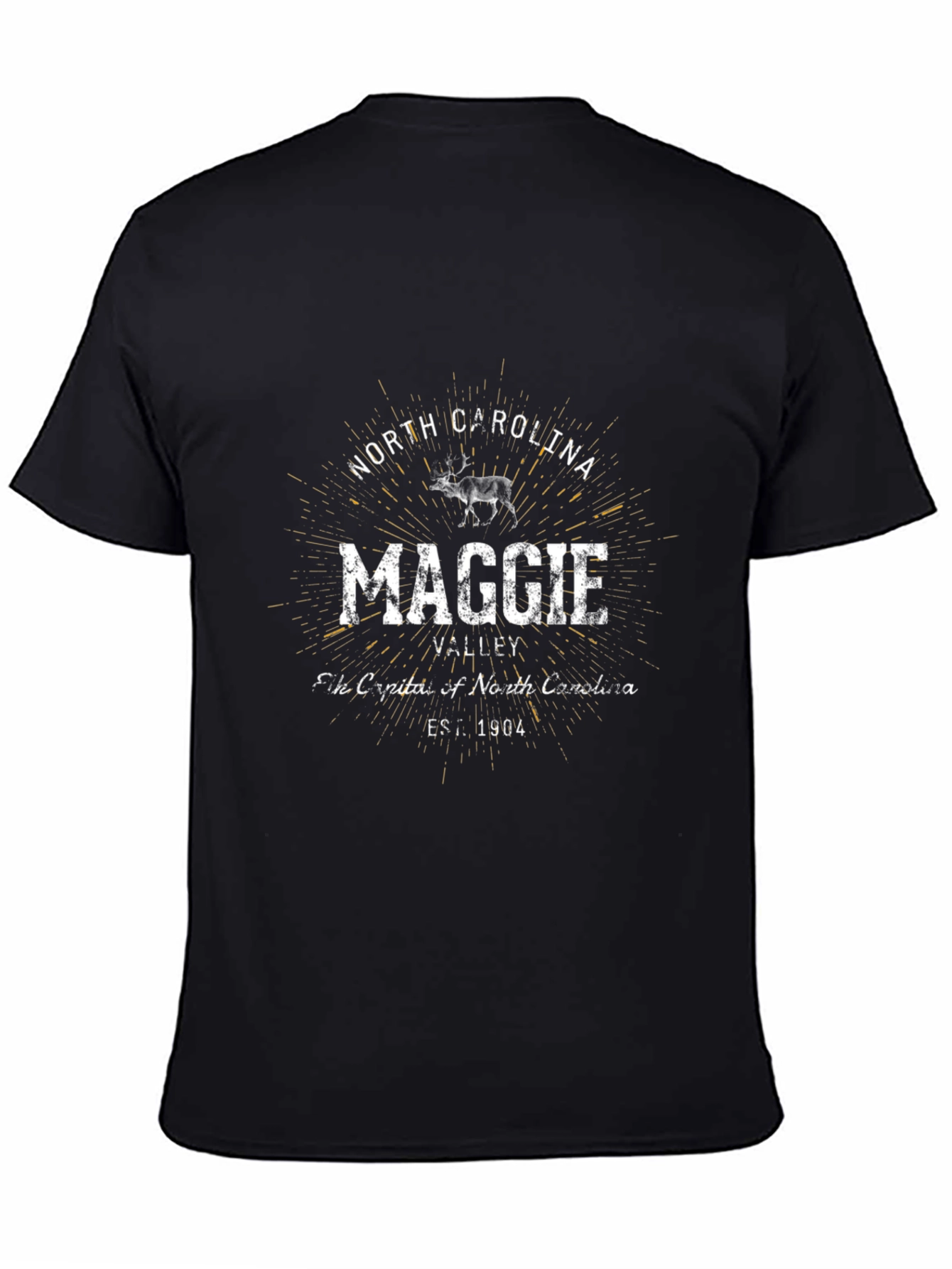 Maggie Valley North Carolina Black T-Shirt