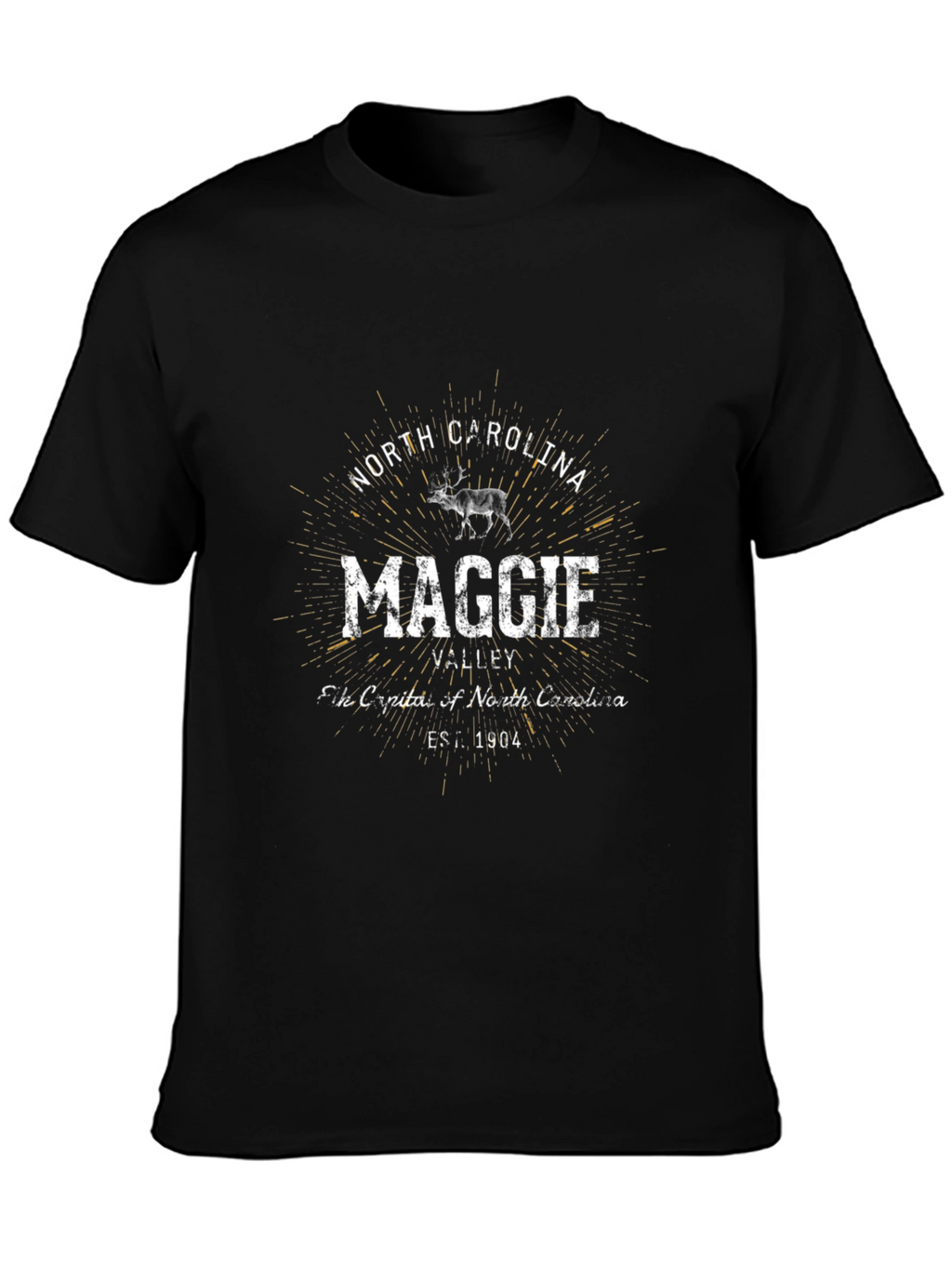 Maggie Valley North Carolina Black T-Shirt