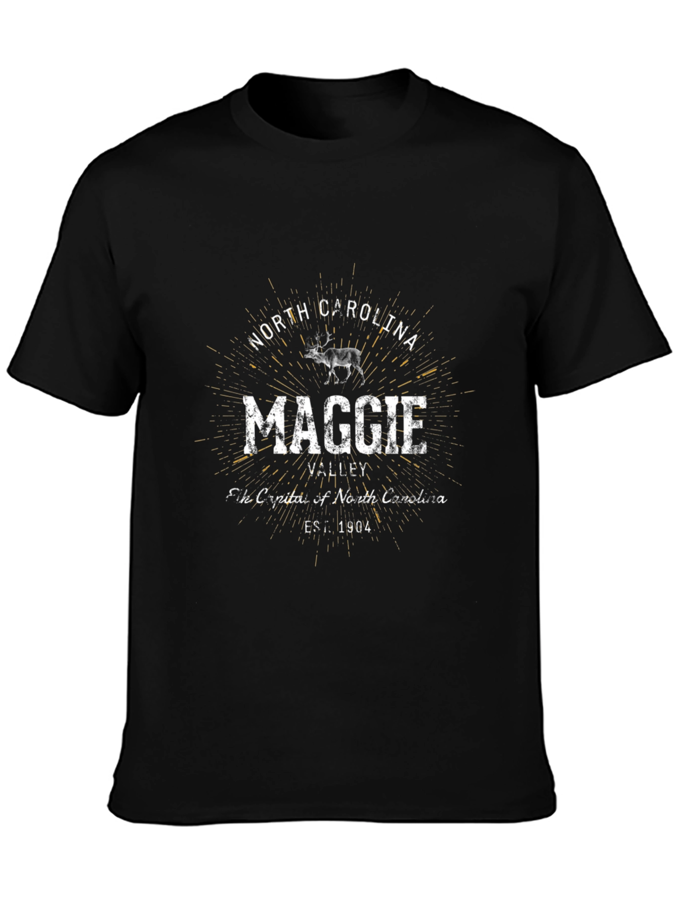 Maggie Valley North Carolina Black T-Shirt