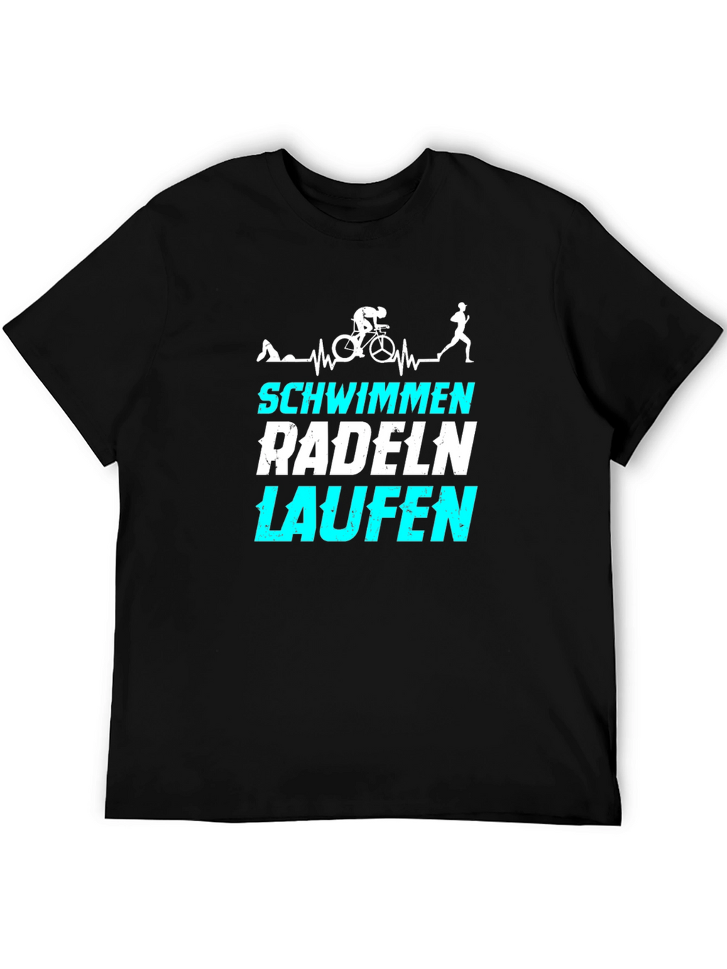Triathlon T-Shirt: Swim Bike Run Tee