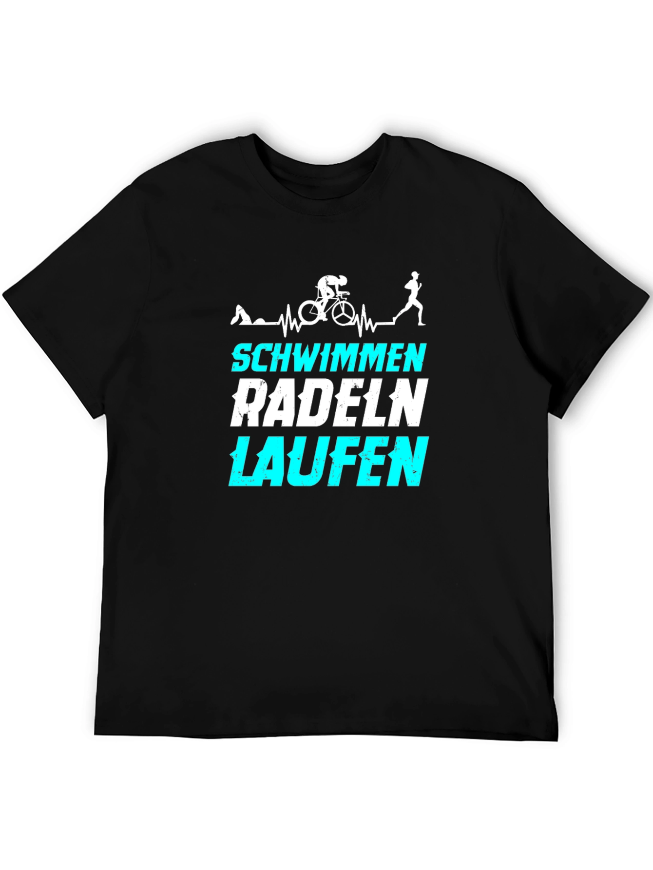 Triathlon T-Shirt: Swim Bike Run Tee