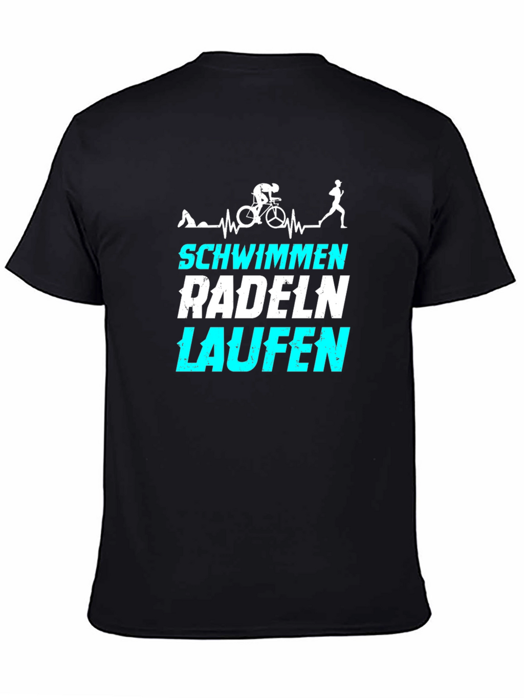 Triathlon T-Shirt: Swim Bike Run Tee