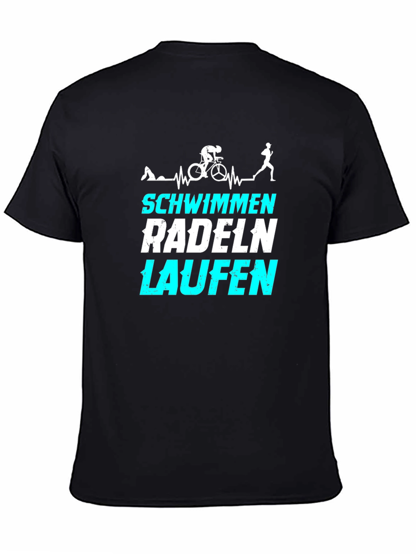 Triathlon T-Shirt: Swim Bike Run Tee