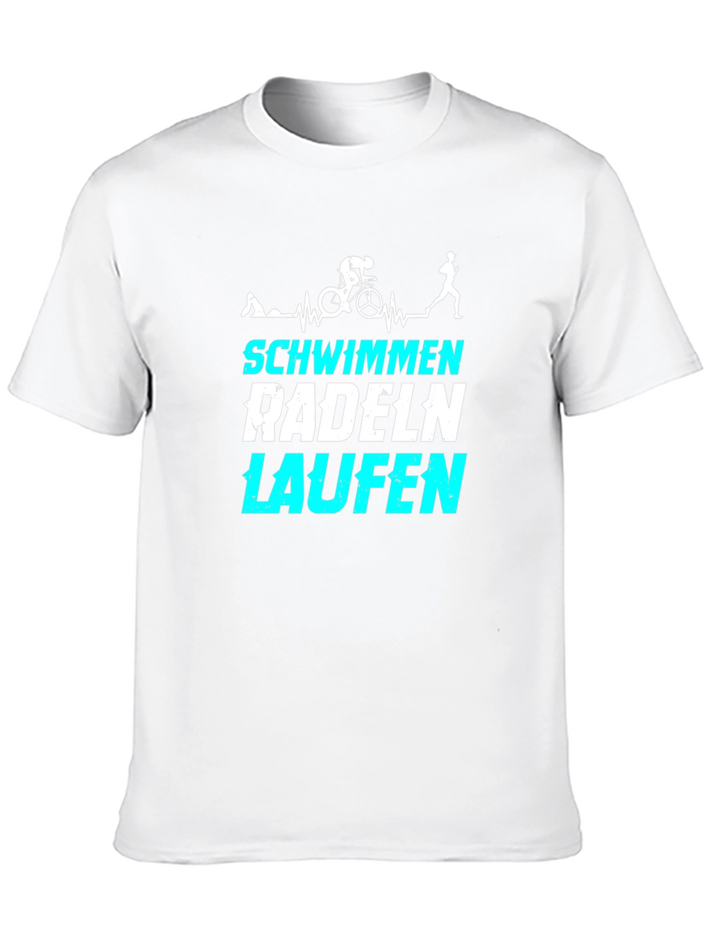 Triathlon T-Shirt: Swim Bike Run Tee
