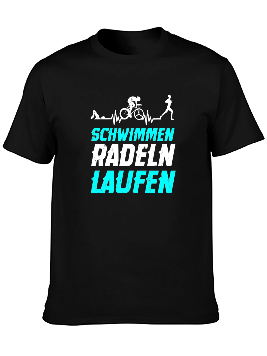 Triathlon T-Shirt: Swim Bike Run Tee
