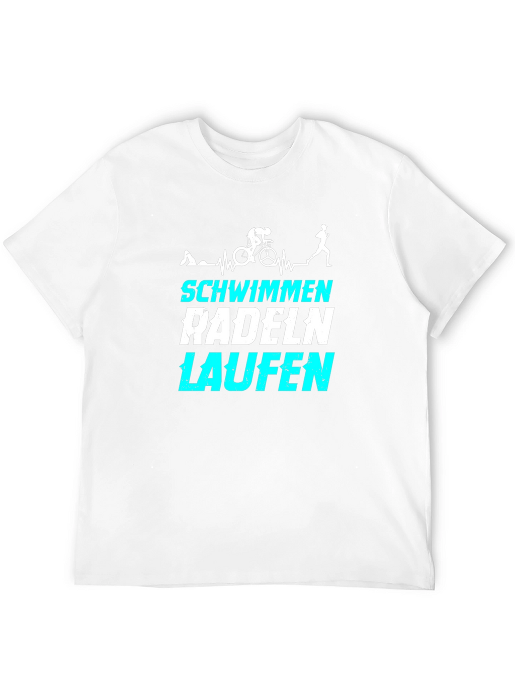 Triathlon T-Shirt: Swim Bike Run Tee