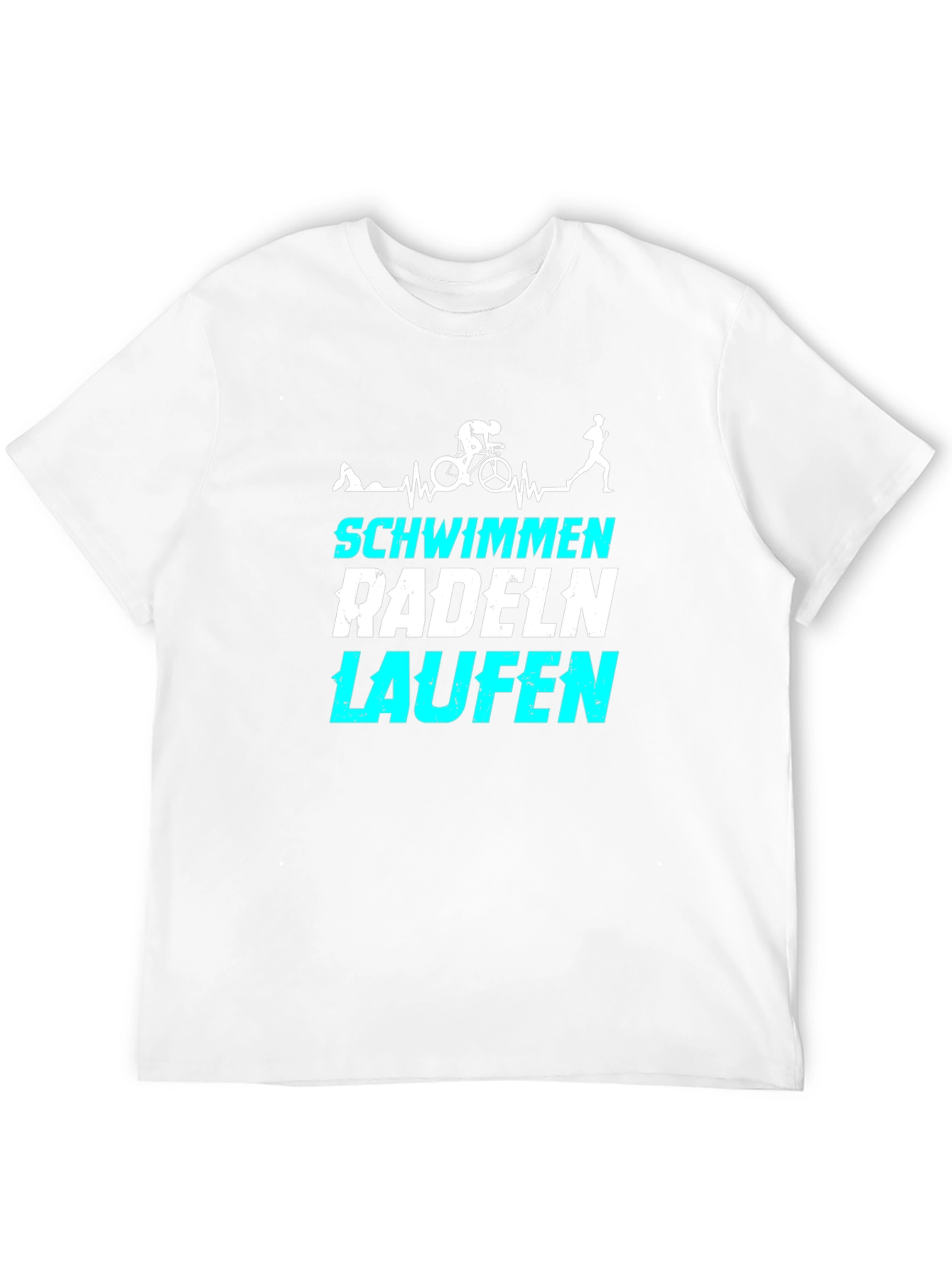 Triathlon T-Shirt: Swim Bike Run Tee