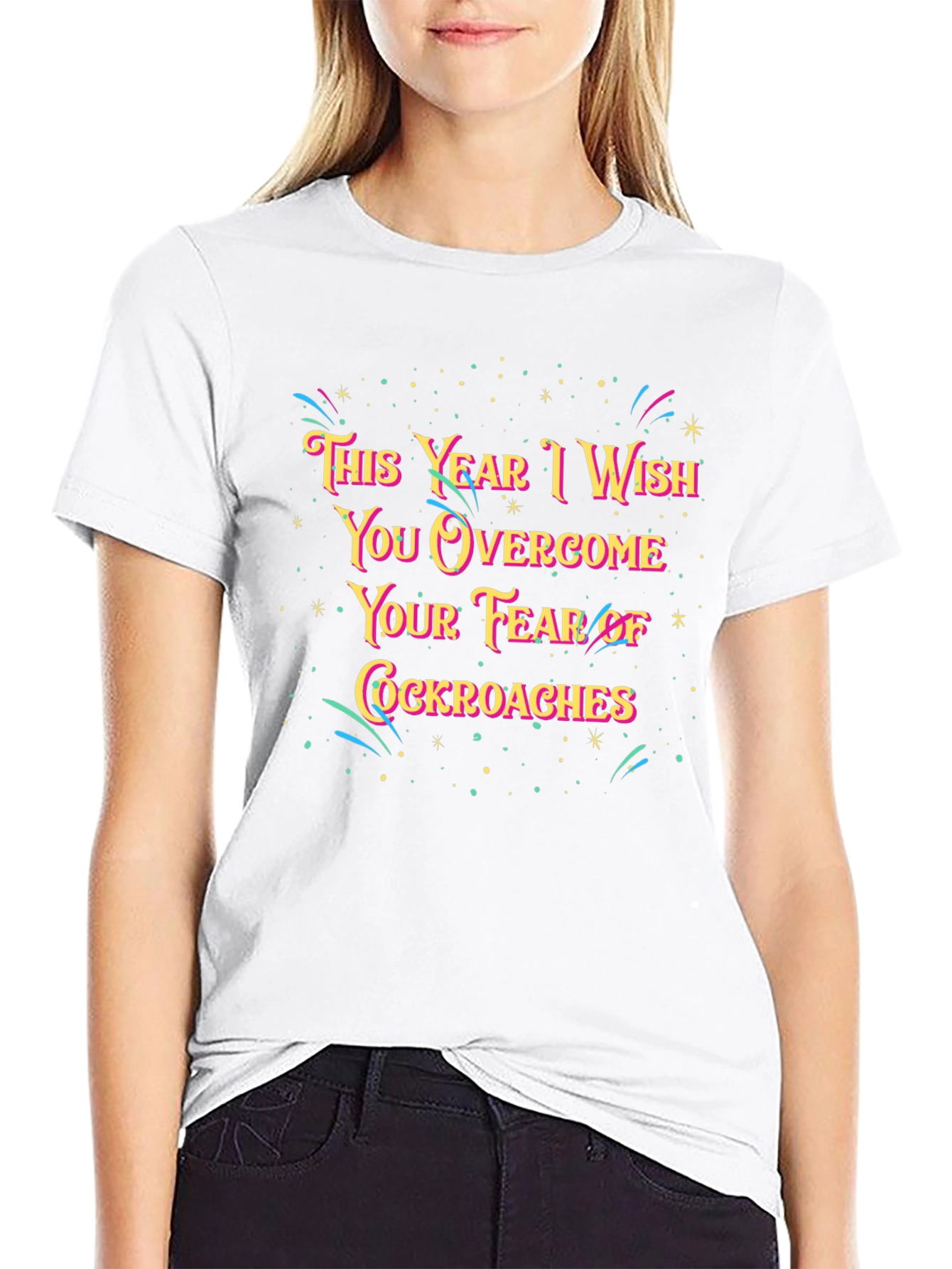 Funny New Year Cockroach Fear T-Shirt