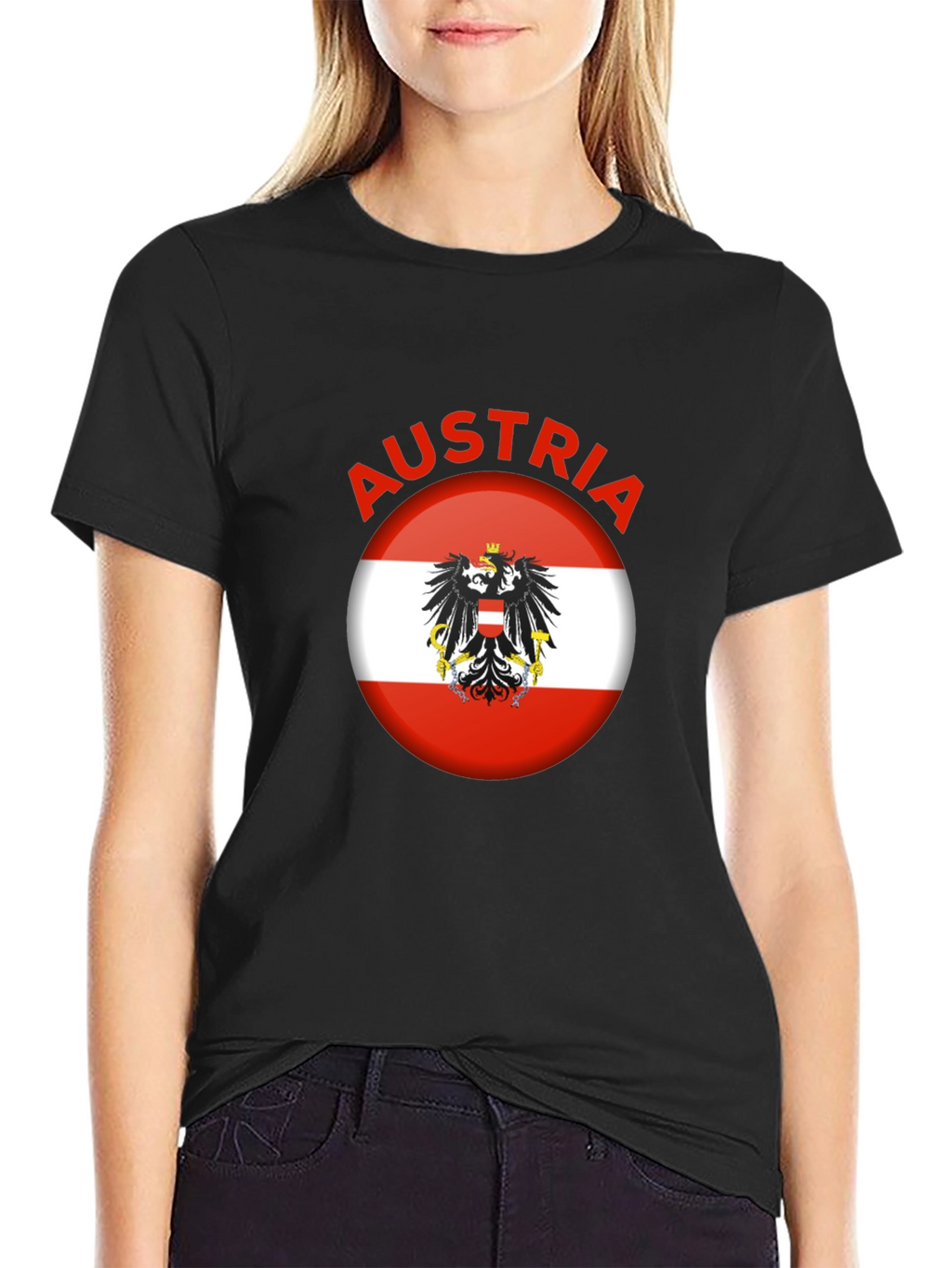 Austria Flag Eagle T-Shirt