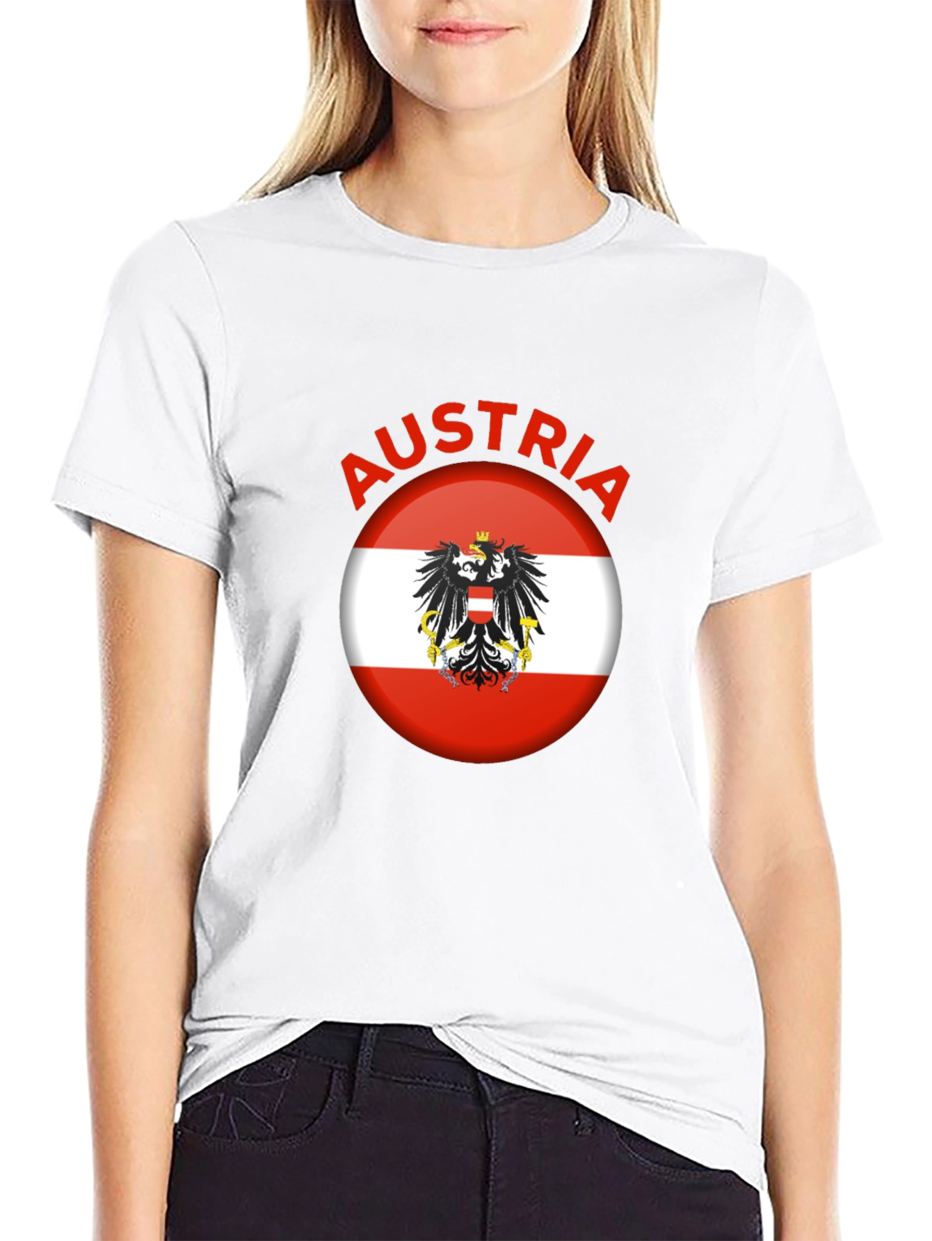 Austria Flag Eagle T-Shirt