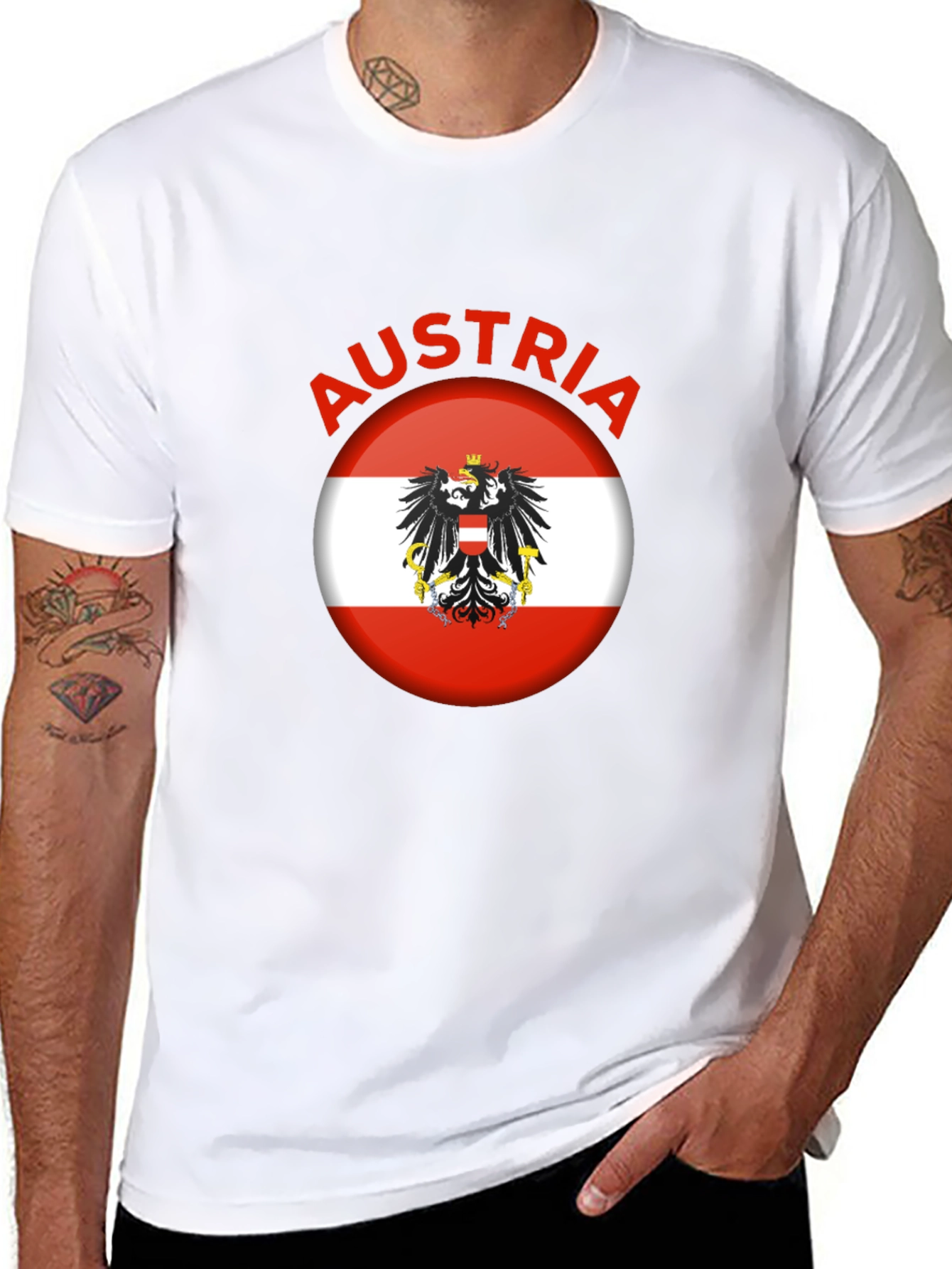 Austria Flag Eagle T-Shirt