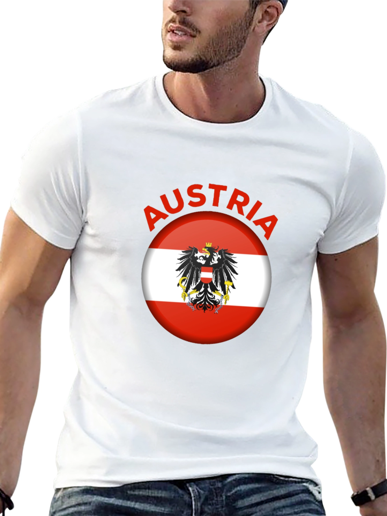 Austria Flag Eagle T-Shirt