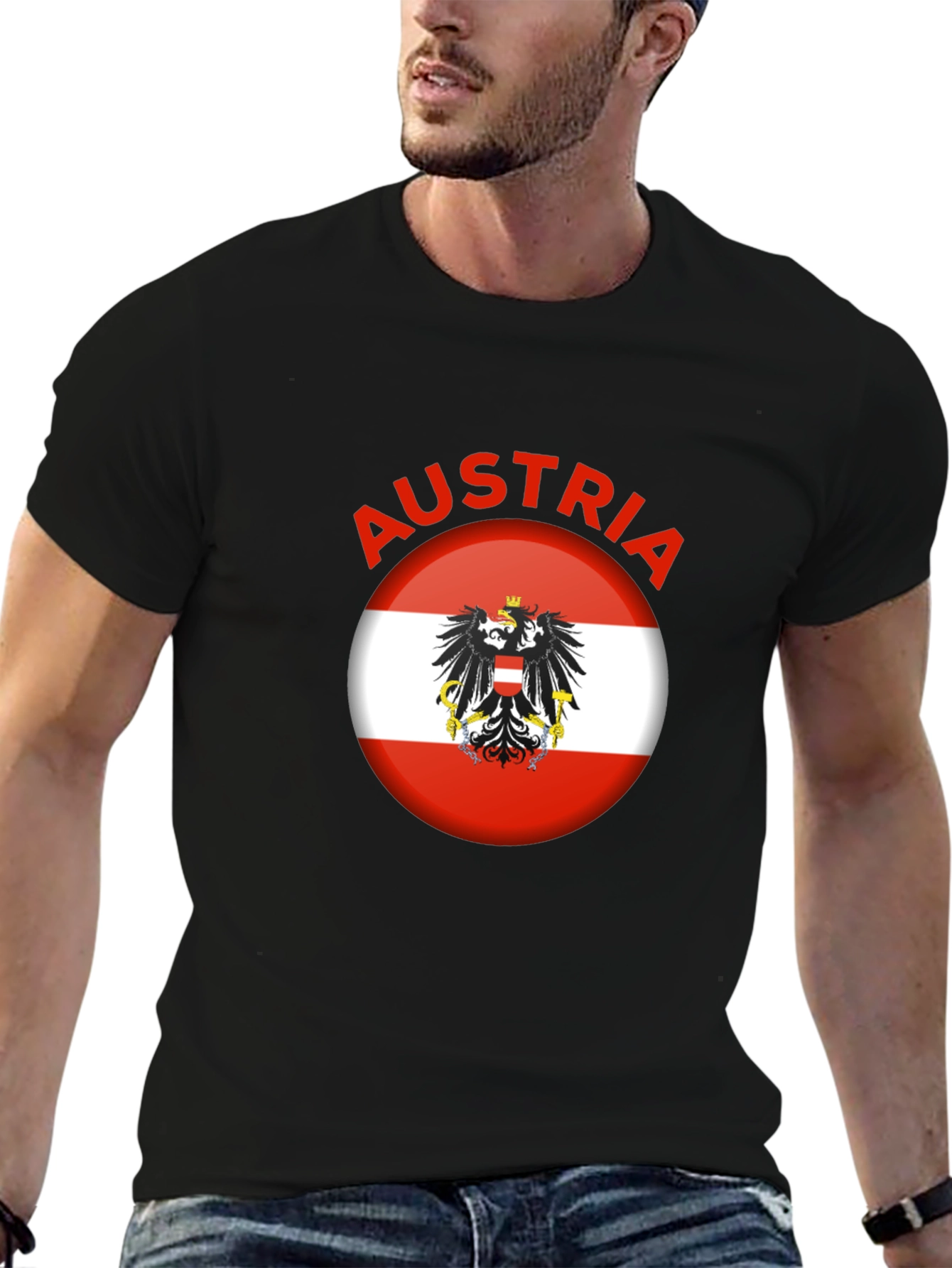 Austria Flag Eagle T-Shirt