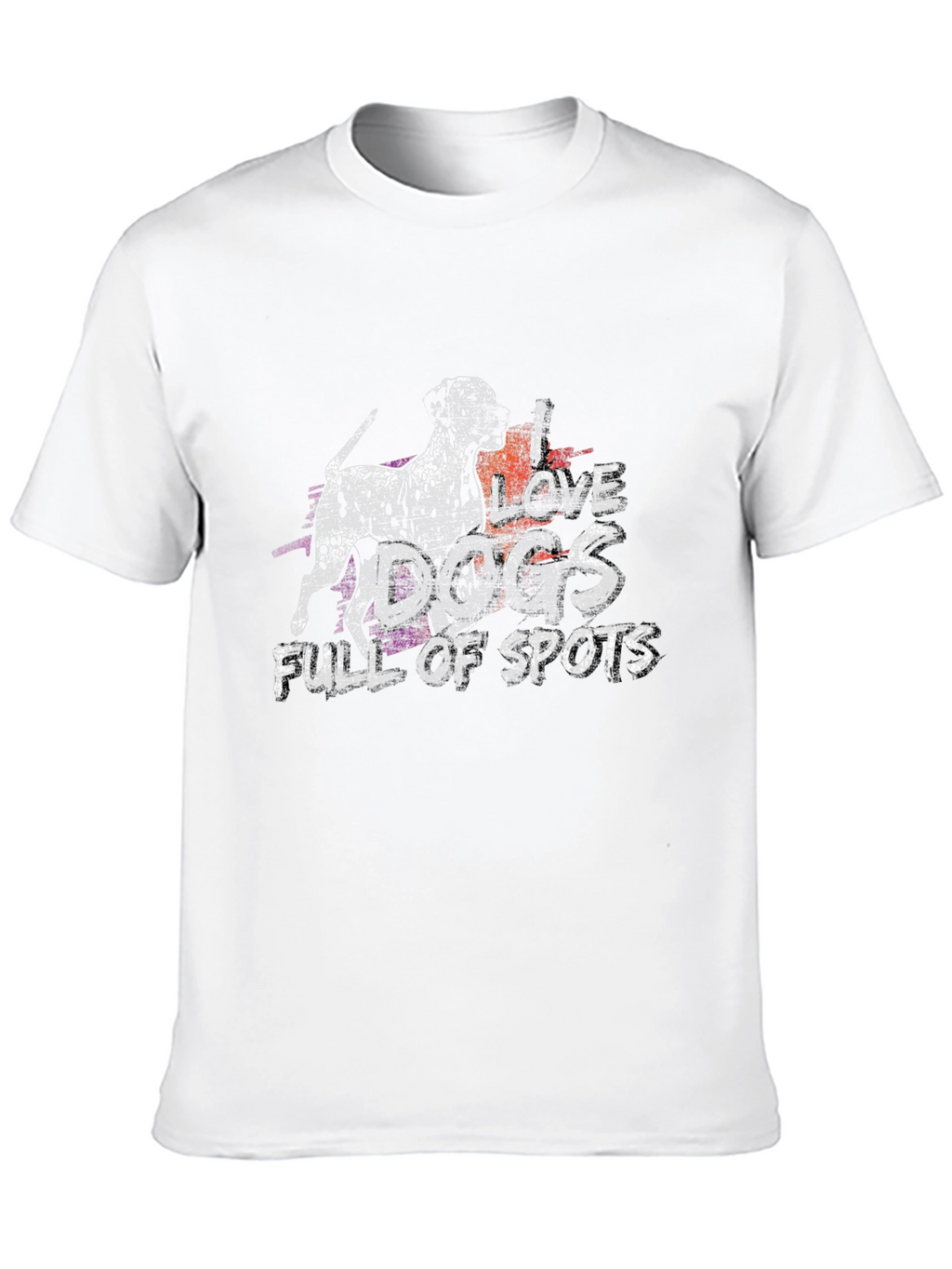 I Love Dogs Full of Spots T-Shirt