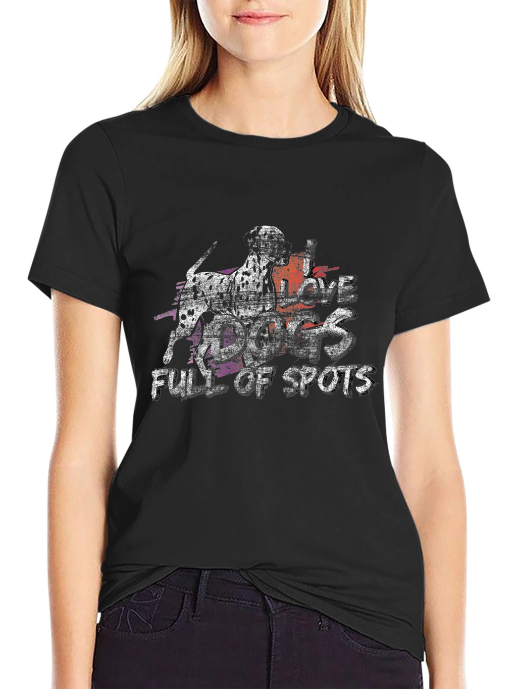 I Love Dogs Full of Spots T-Shirt
