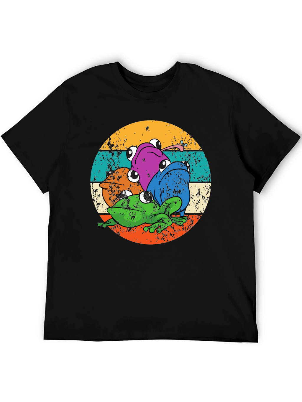 Retro Frog Stack T-Shirt