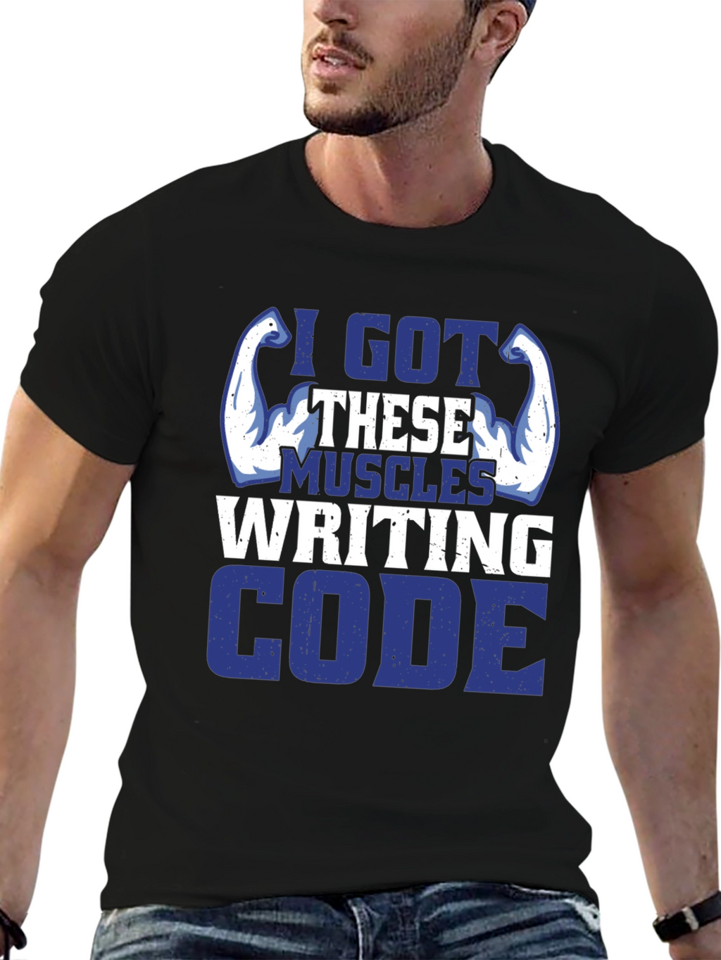 I Got These Muscles Writing Code T-Shirt