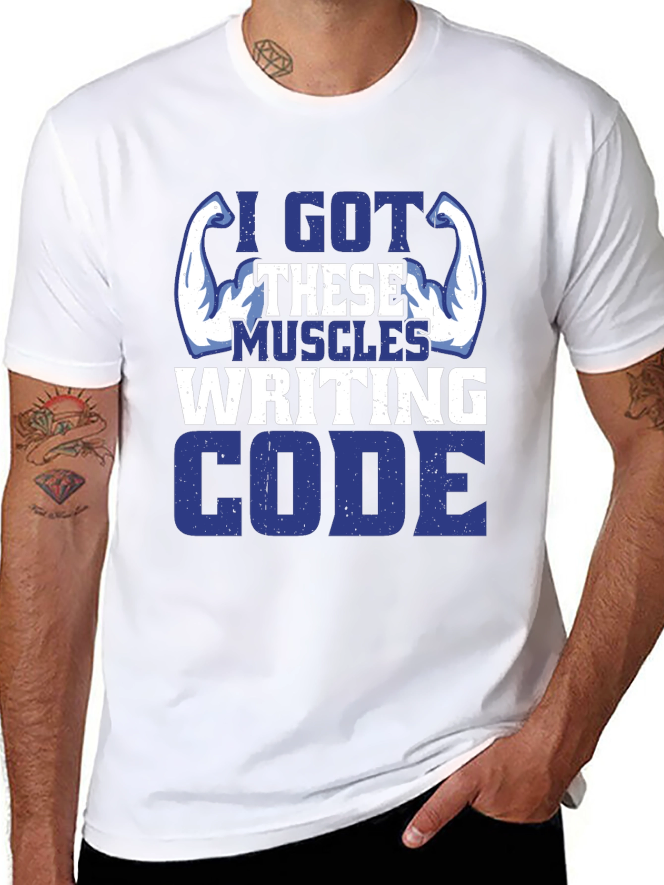 I Got These Muscles Writing Code T-Shirt