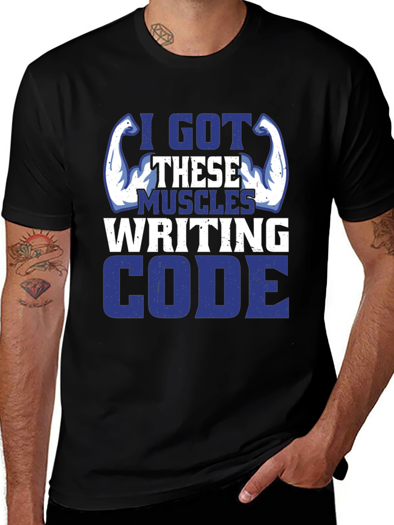 I Got These Muscles Writing Code T-Shirt