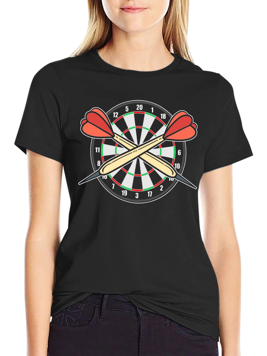 Dartboard T-Shirt: Target & Darts Graphic Tee