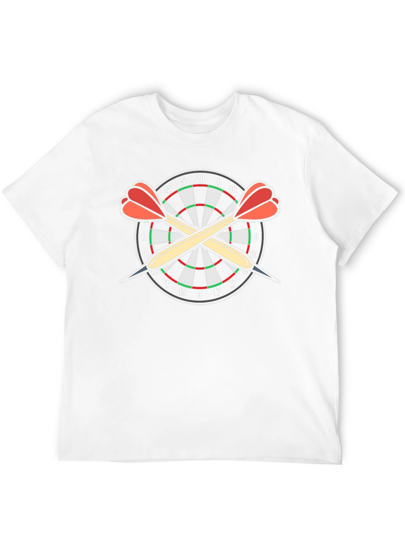 Dartboard T-Shirt: Target & Darts Graphic Tee