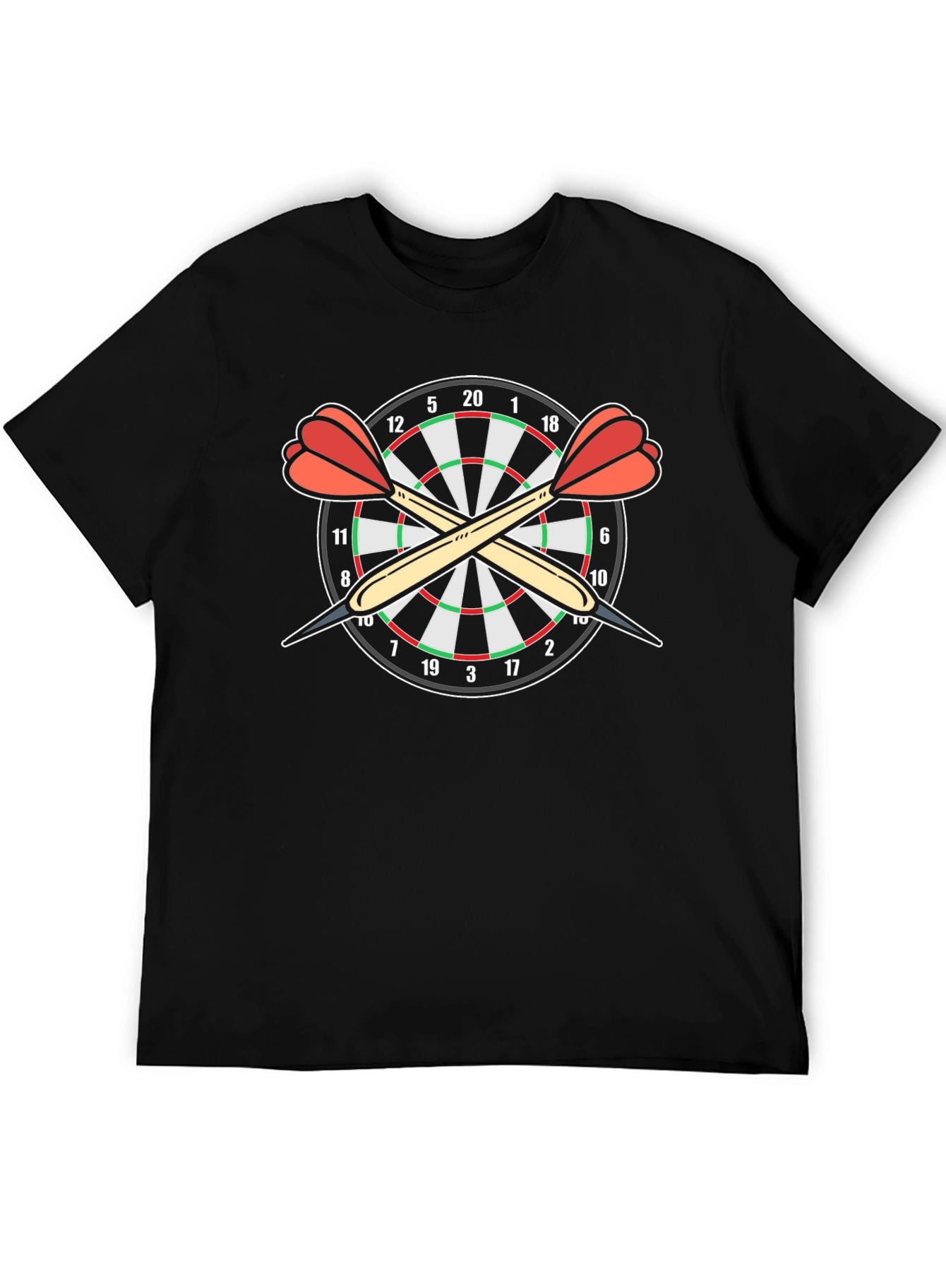 Dartboard T-Shirt: Target & Darts Graphic Tee