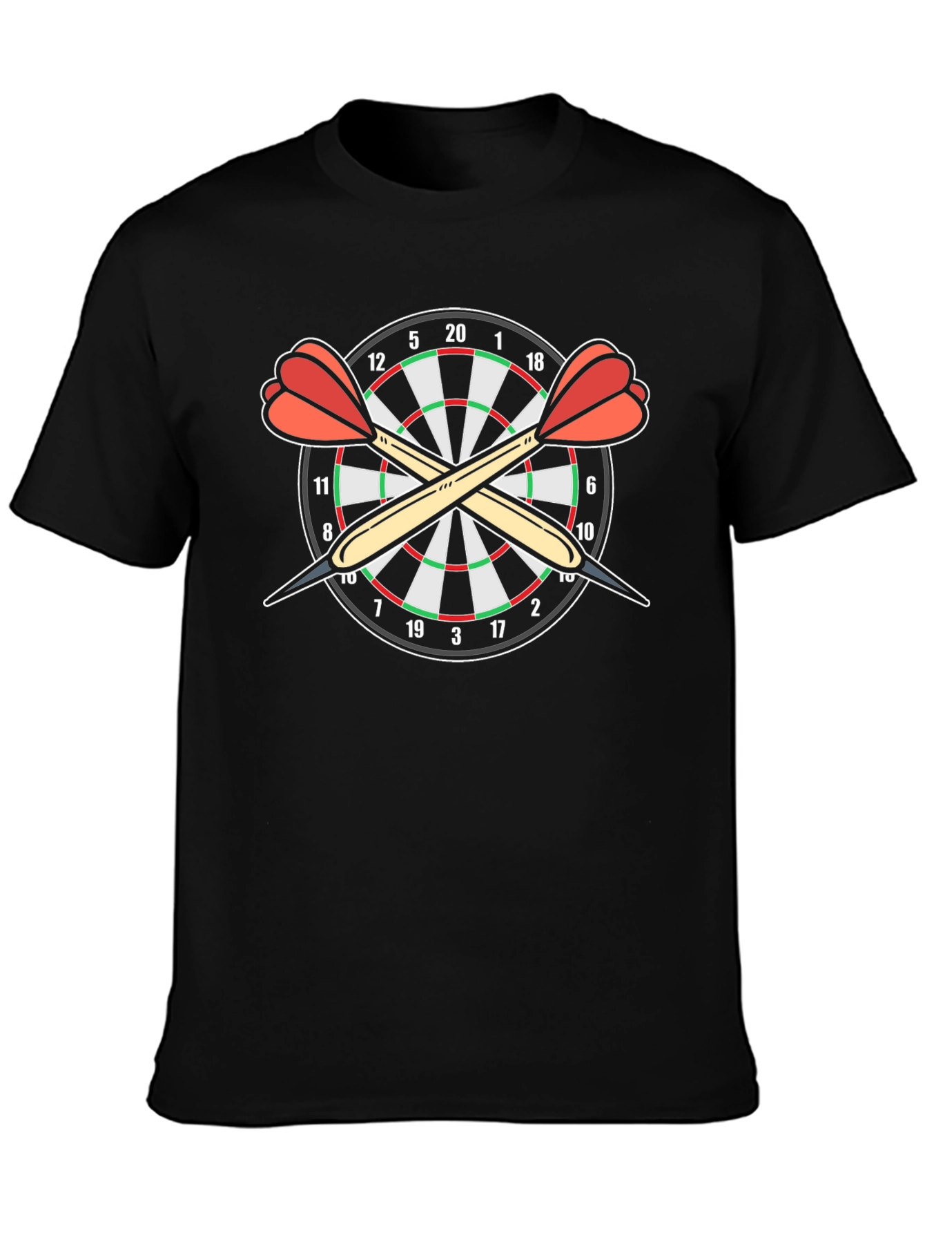 Dartboard T-Shirt: Target & Darts Graphic Tee