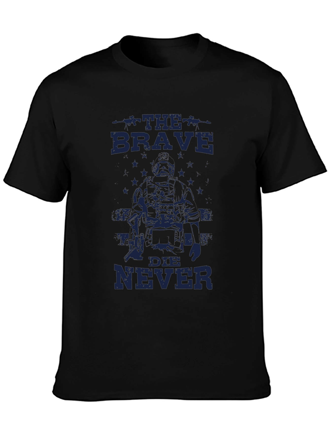 The Brave Die Never Graphic T-Shirt