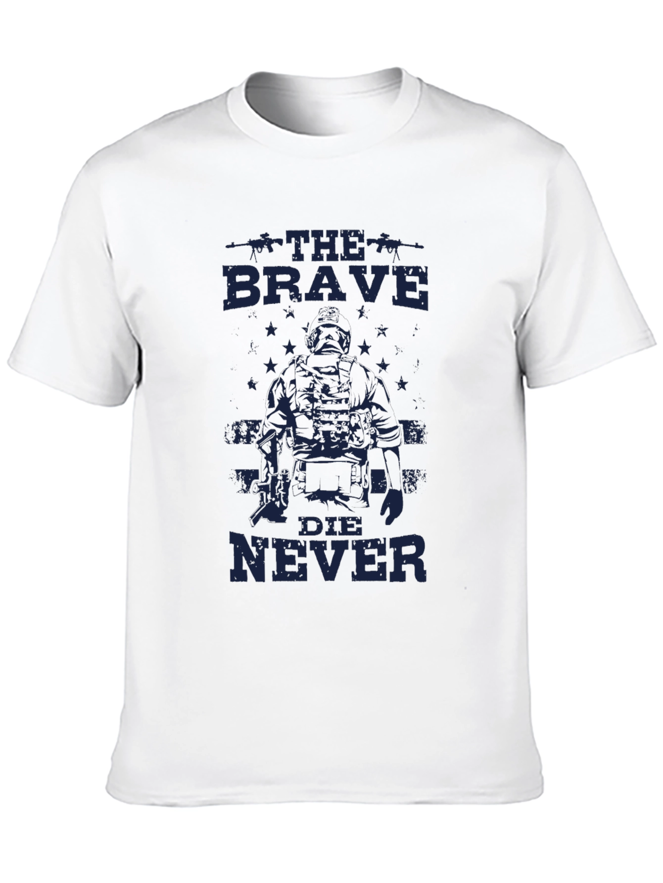The Brave Die Never Graphic T-Shirt