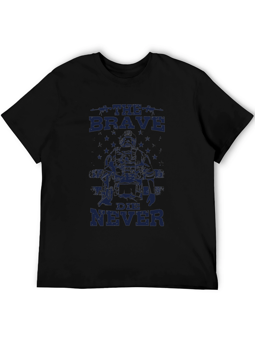 The Brave Die Never Graphic T-Shirt