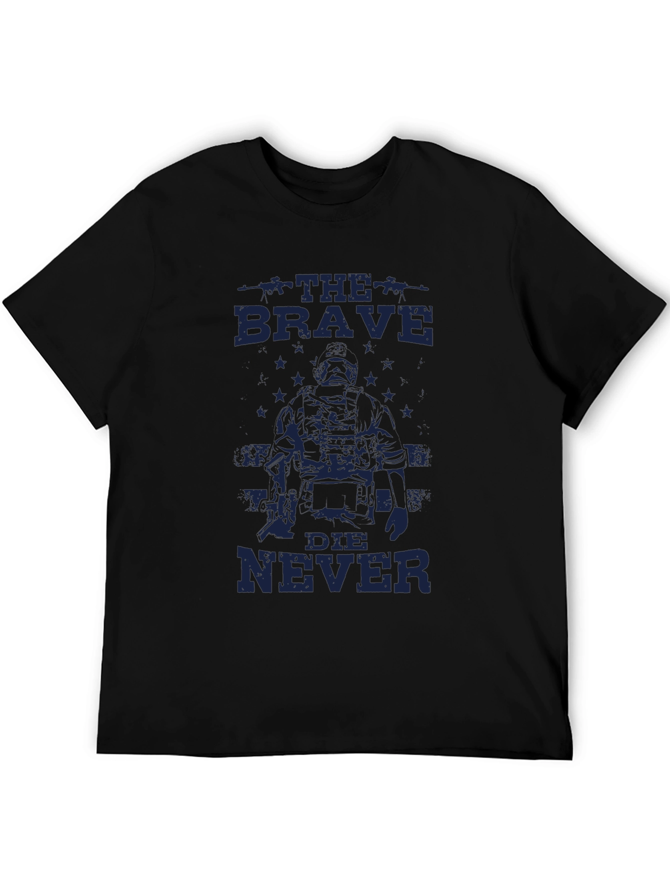 The Brave Die Never Graphic T-Shirt