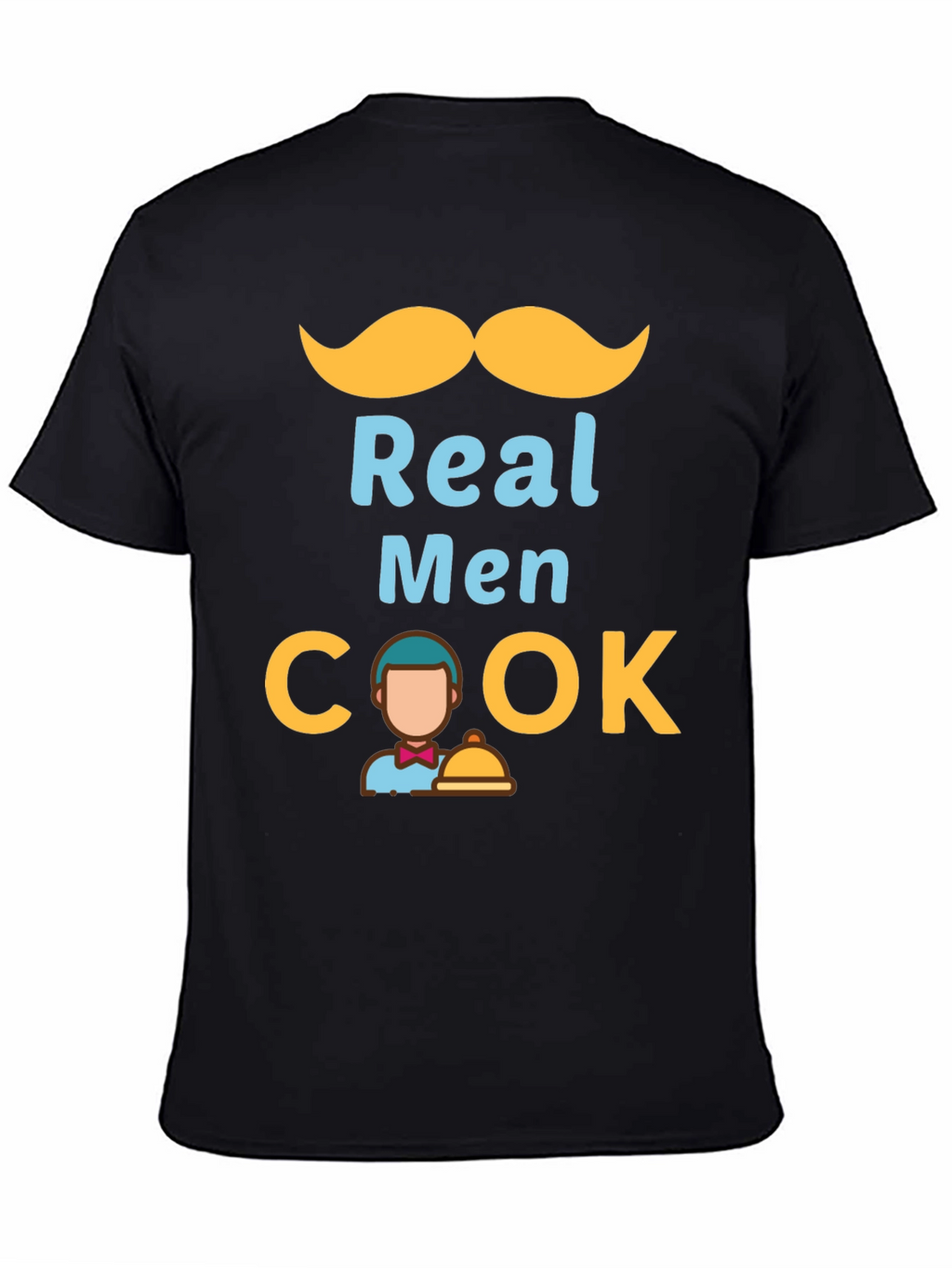 Real Men Cook Graphic T-Shirt - Chef Humor