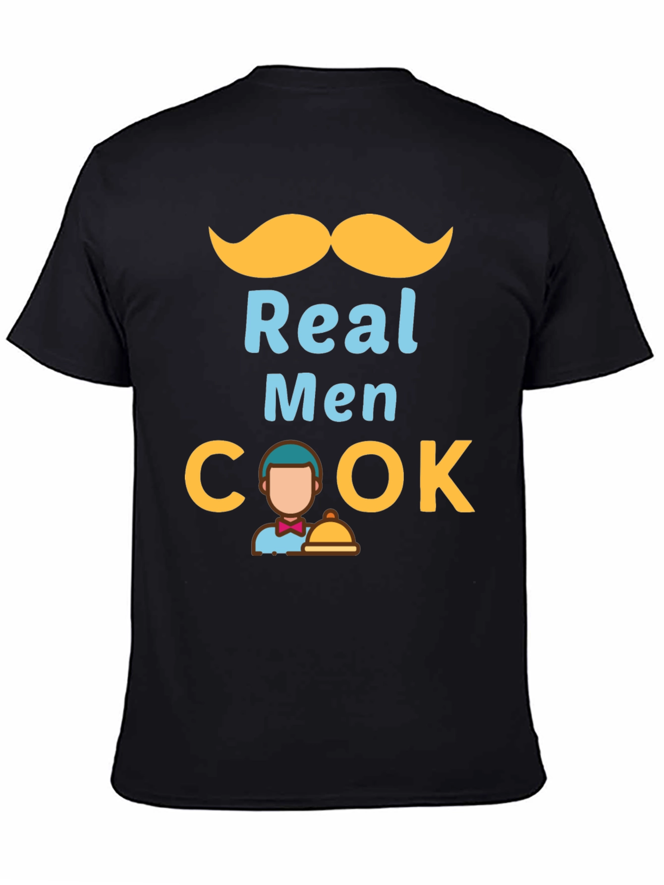 Real Men Cook Graphic T-Shirt - Chef Humor