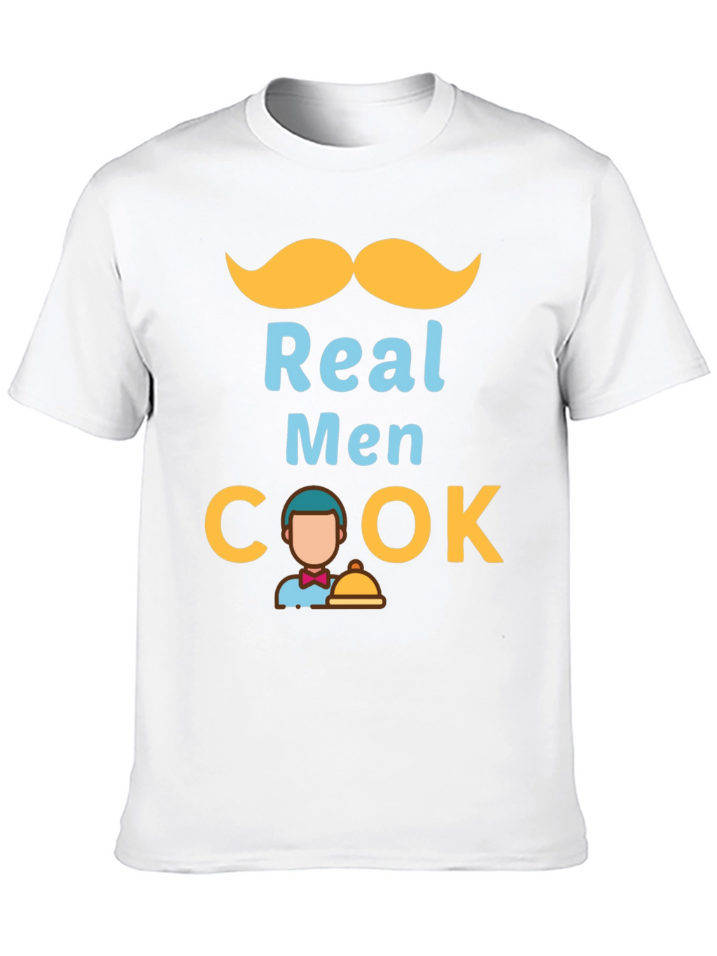 Real Men Cook Graphic T-Shirt - Chef Humor