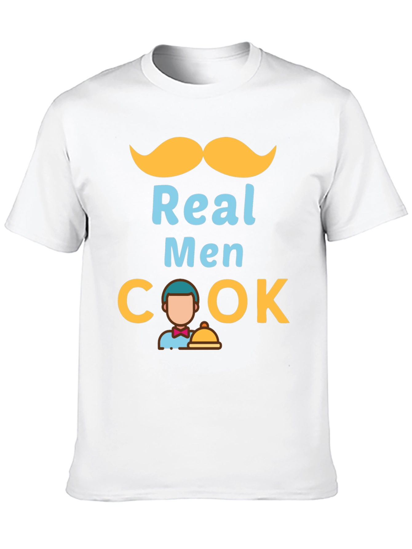 Real Men Cook Graphic T-Shirt - Chef Humor