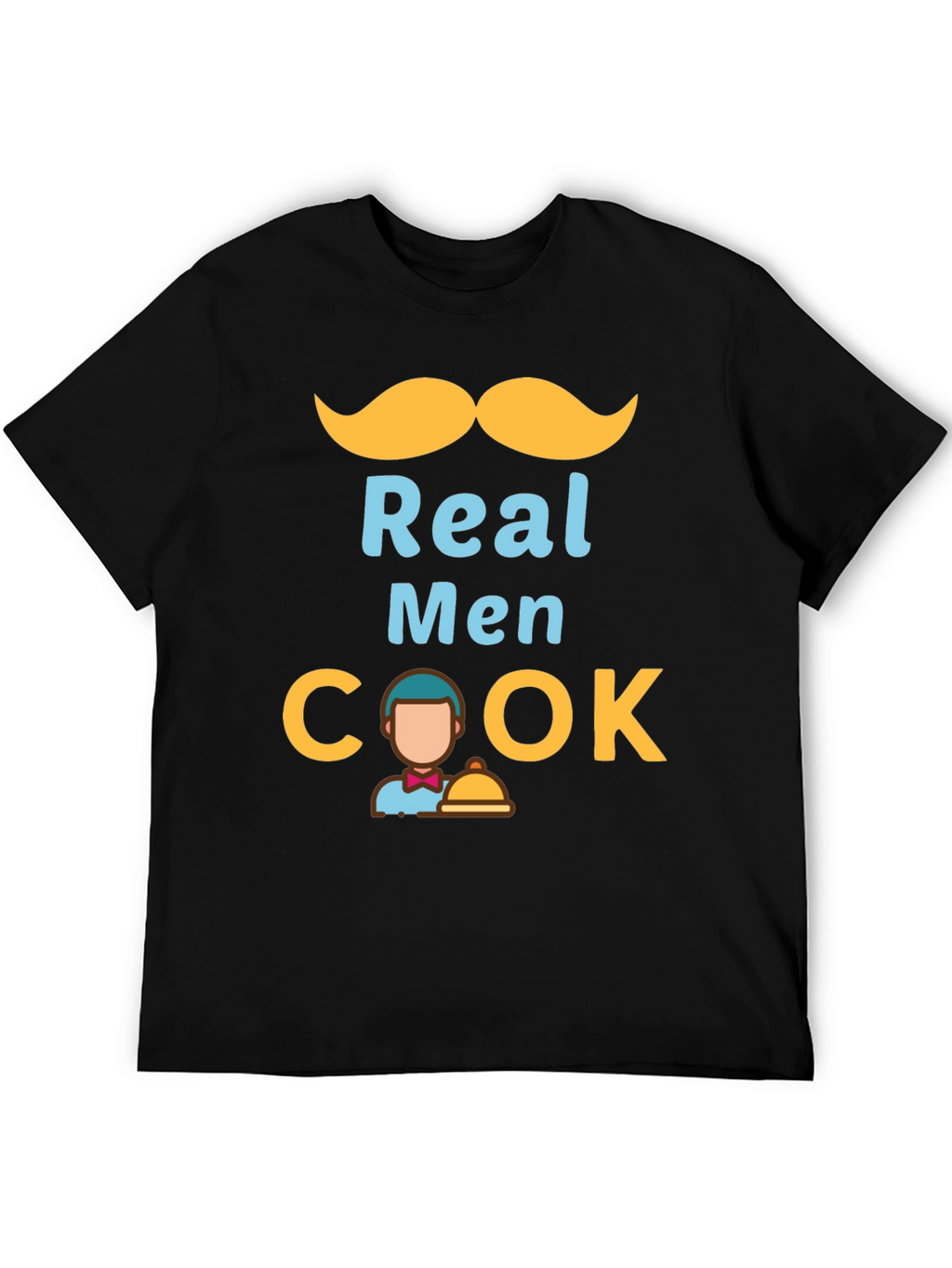 Real Men Cook Graphic T-Shirt - Chef Humor