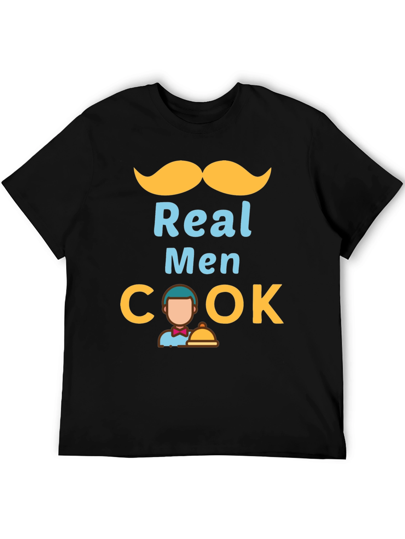 Real Men Cook Graphic T-Shirt - Chef Humor