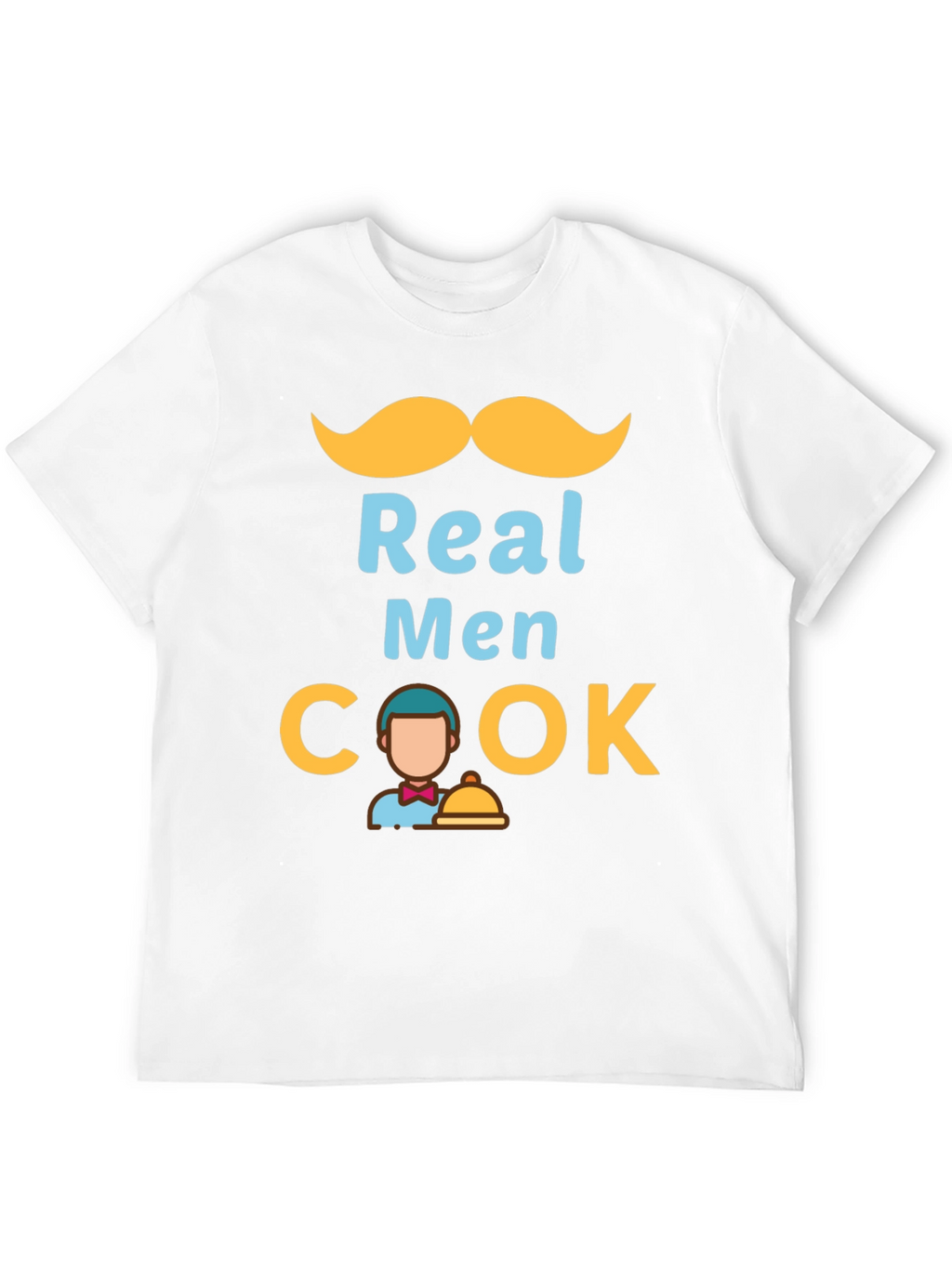 Real Men Cook Graphic T-Shirt - Chef Humor