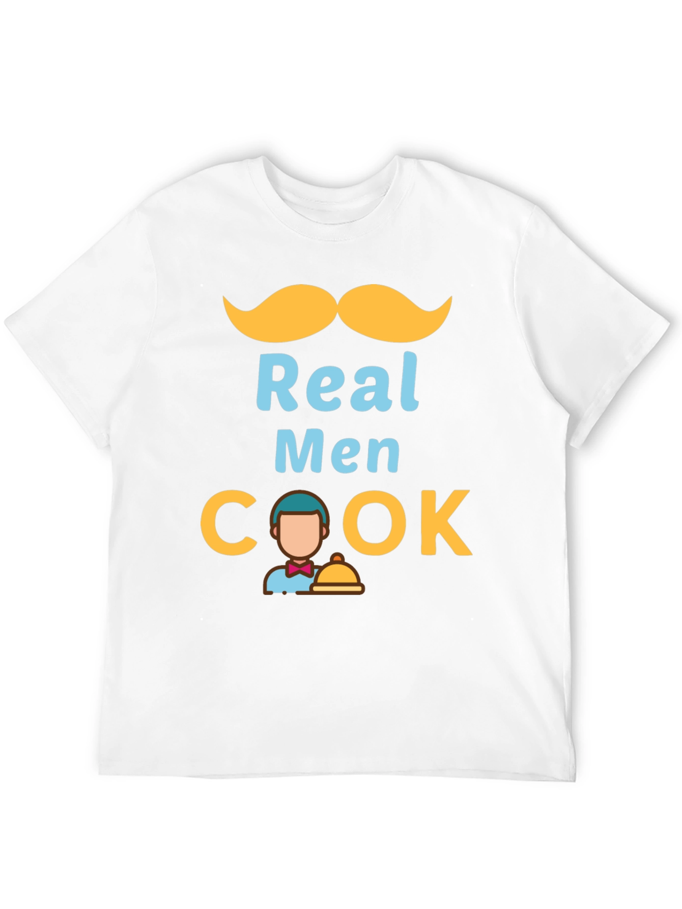 Real Men Cook Graphic T-Shirt - Chef Humor