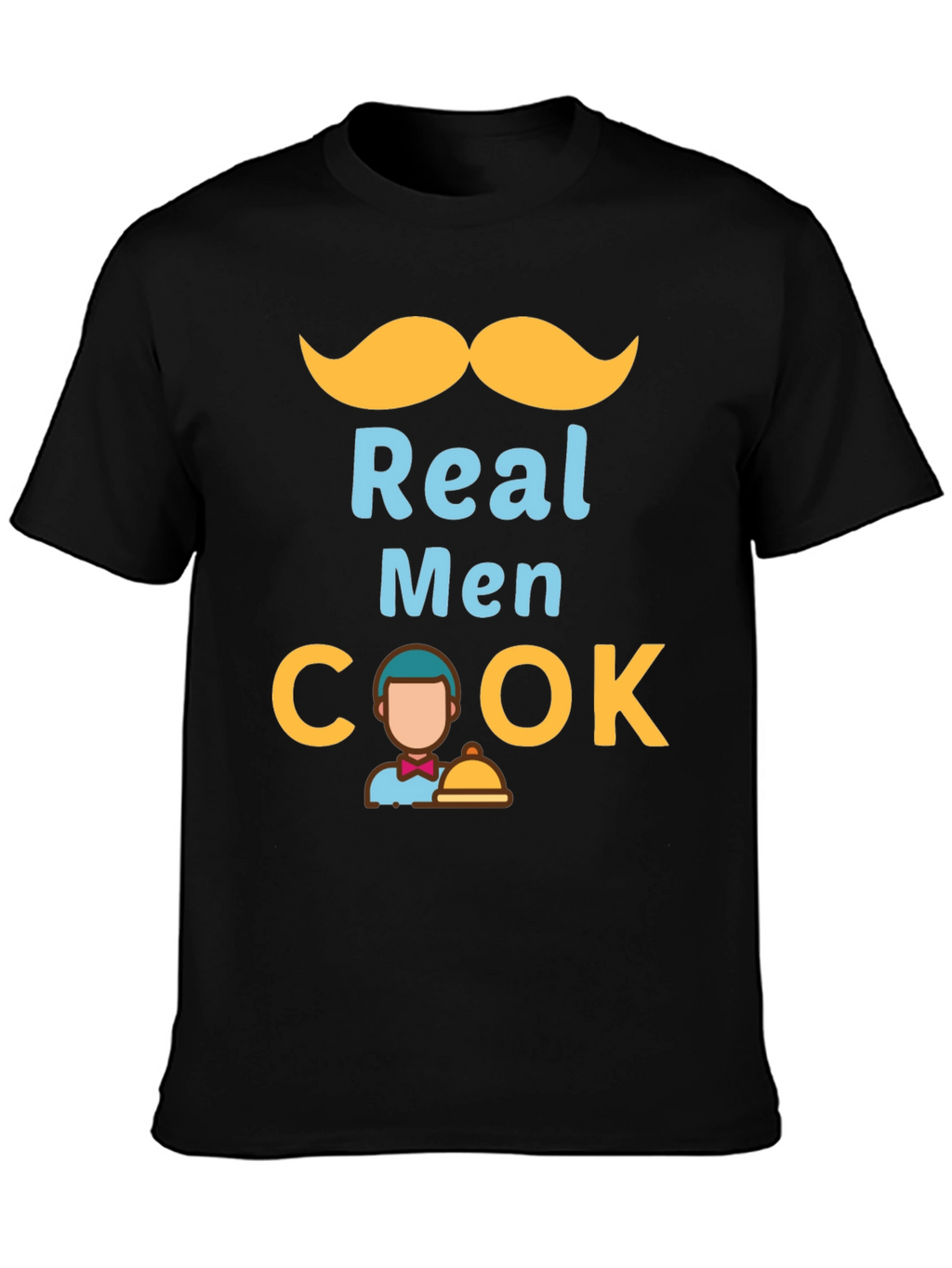 Real Men Cook Graphic T-Shirt - Chef Humor