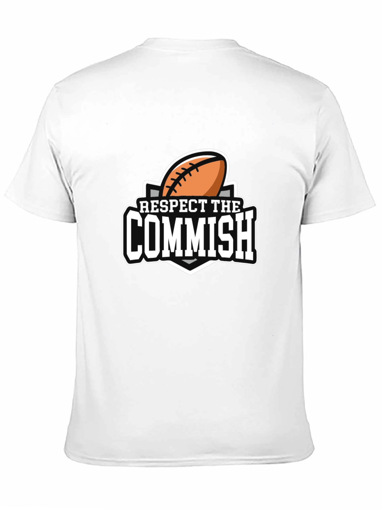 Respect The Commish T-Shirt Football Commissioner Gift