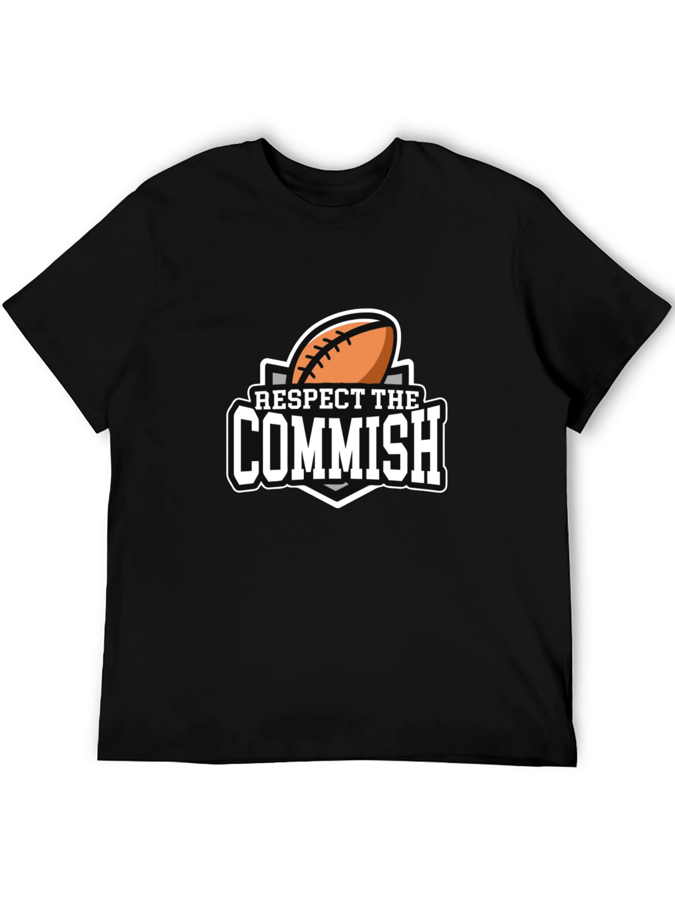 Respect The Commish T-Shirt Football Commissioner Gift