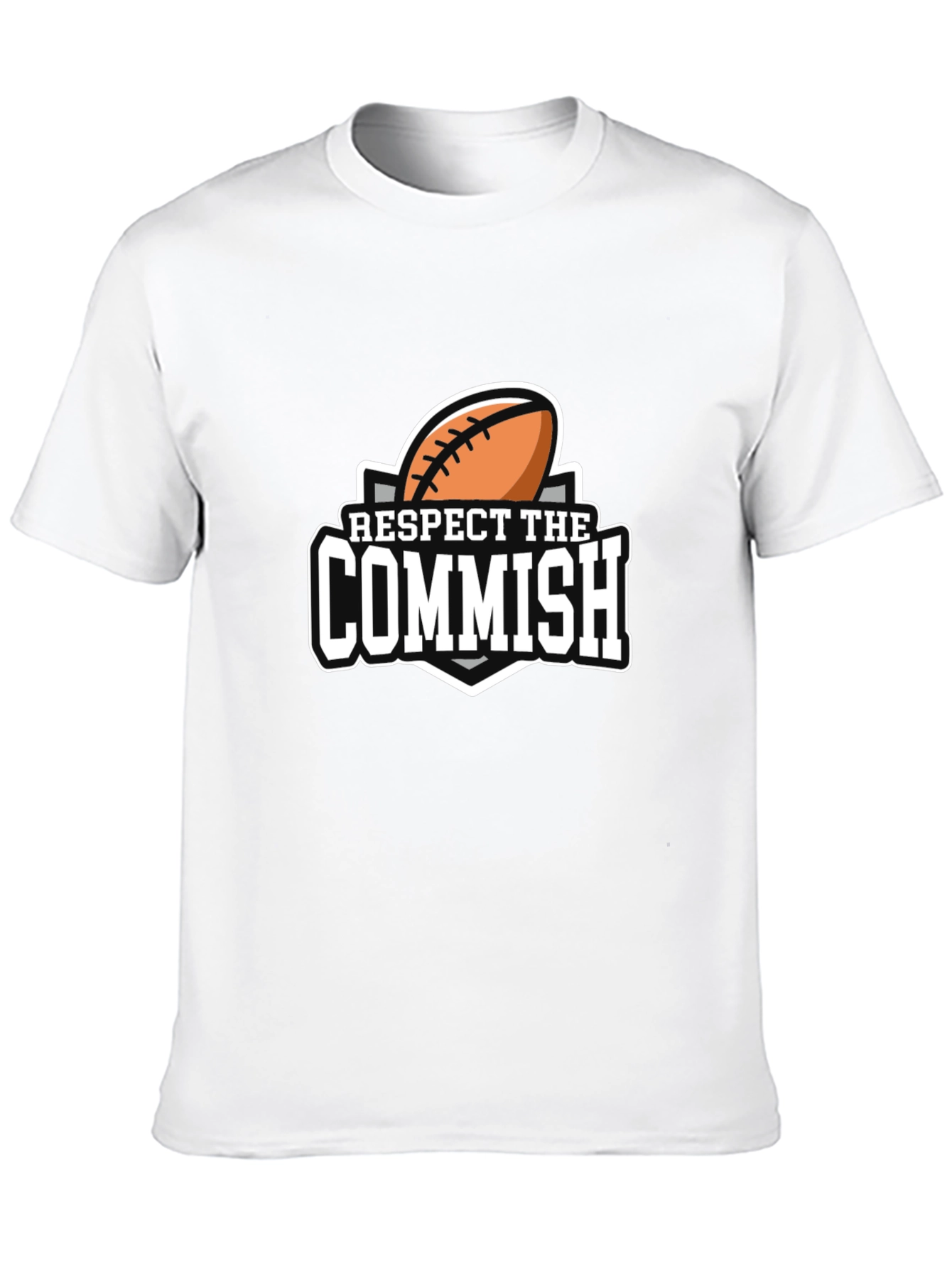 Respect The Commish T-Shirt Football Commissioner Gift