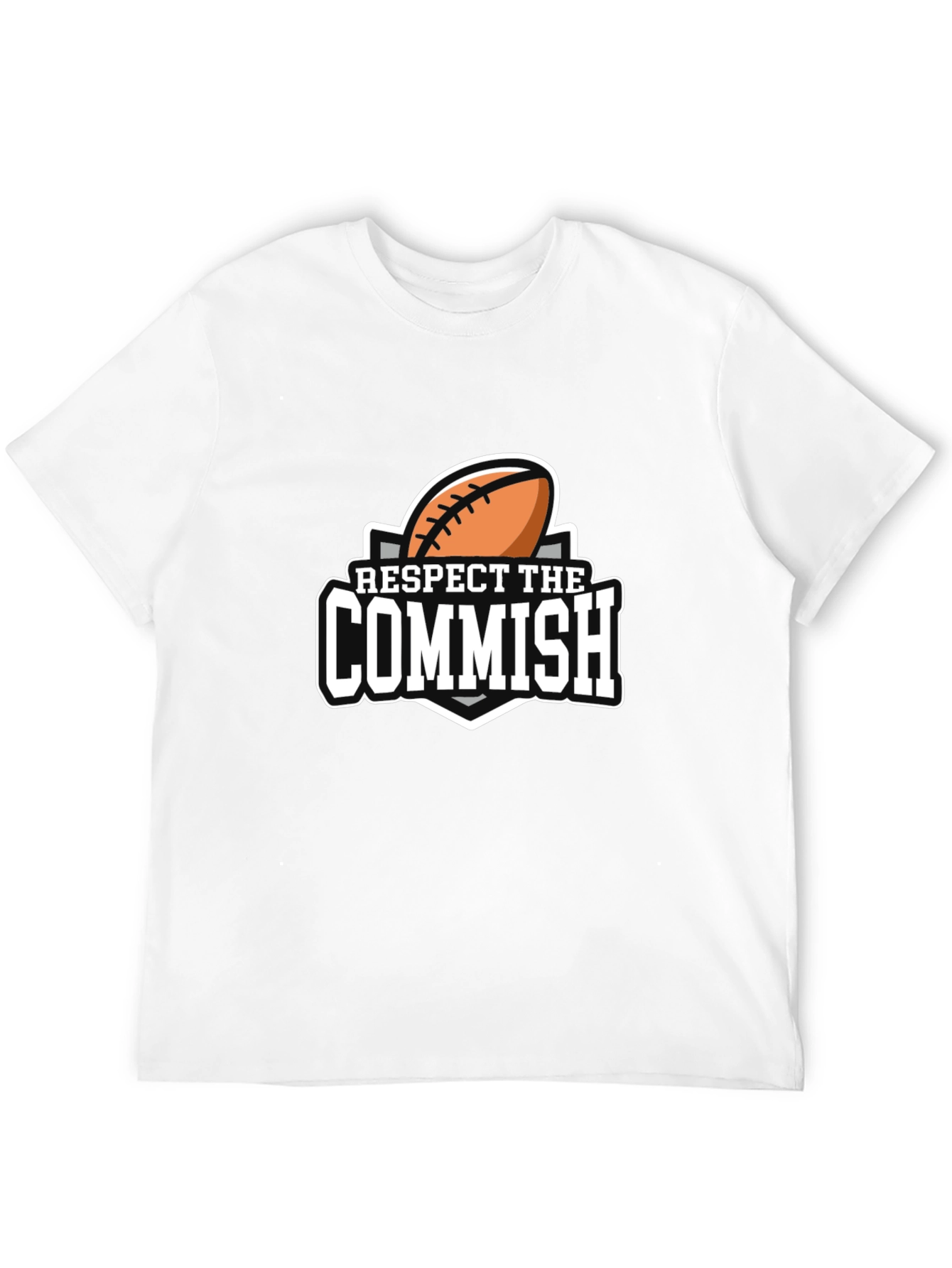 Respect The Commish T-Shirt Football Commissioner Gift