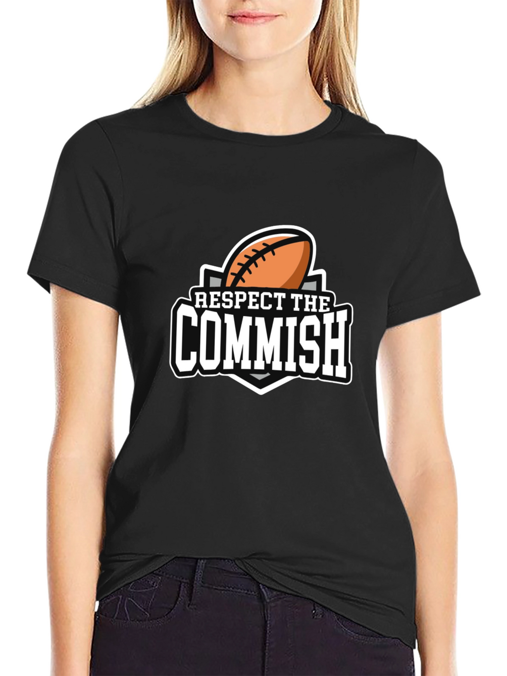 Respect The Commish T-Shirt Football Commissioner Gift