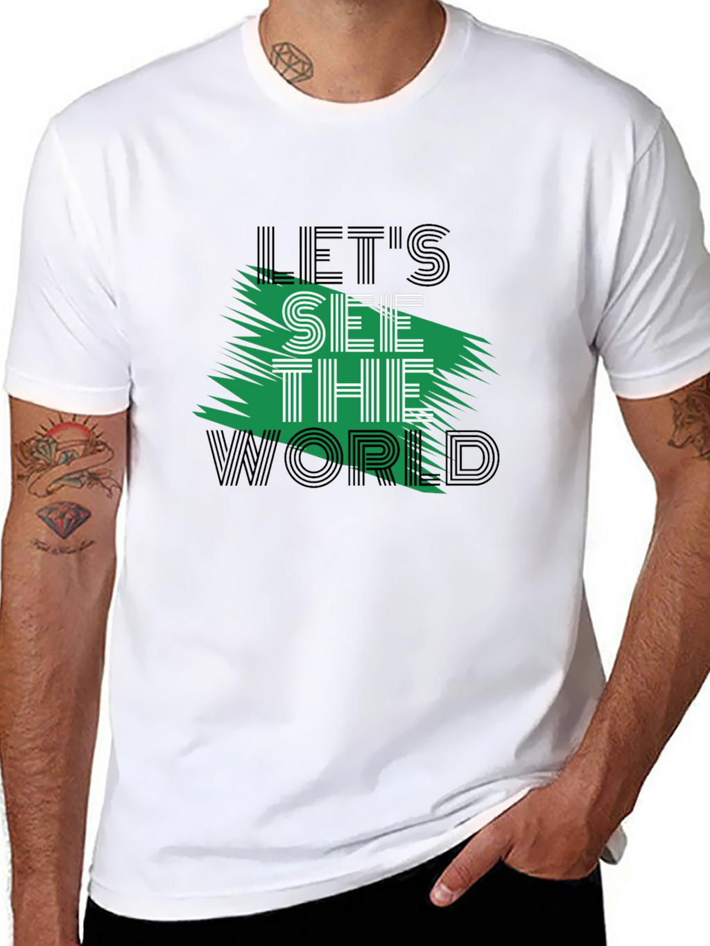 Lets See the World Graphic T-Shirt
